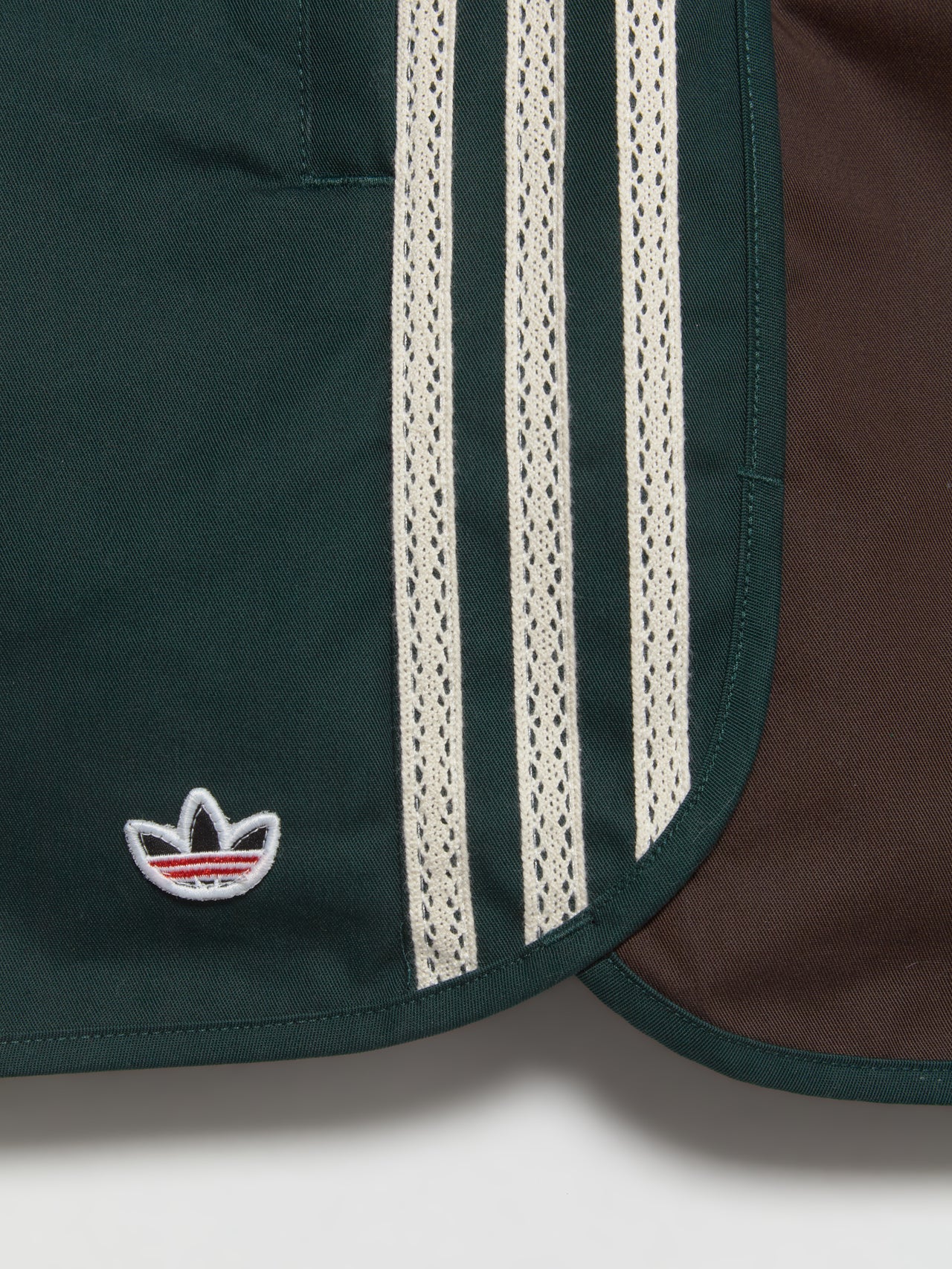 x CLOT Sprinter Shorts in Green Night & Dark Brown