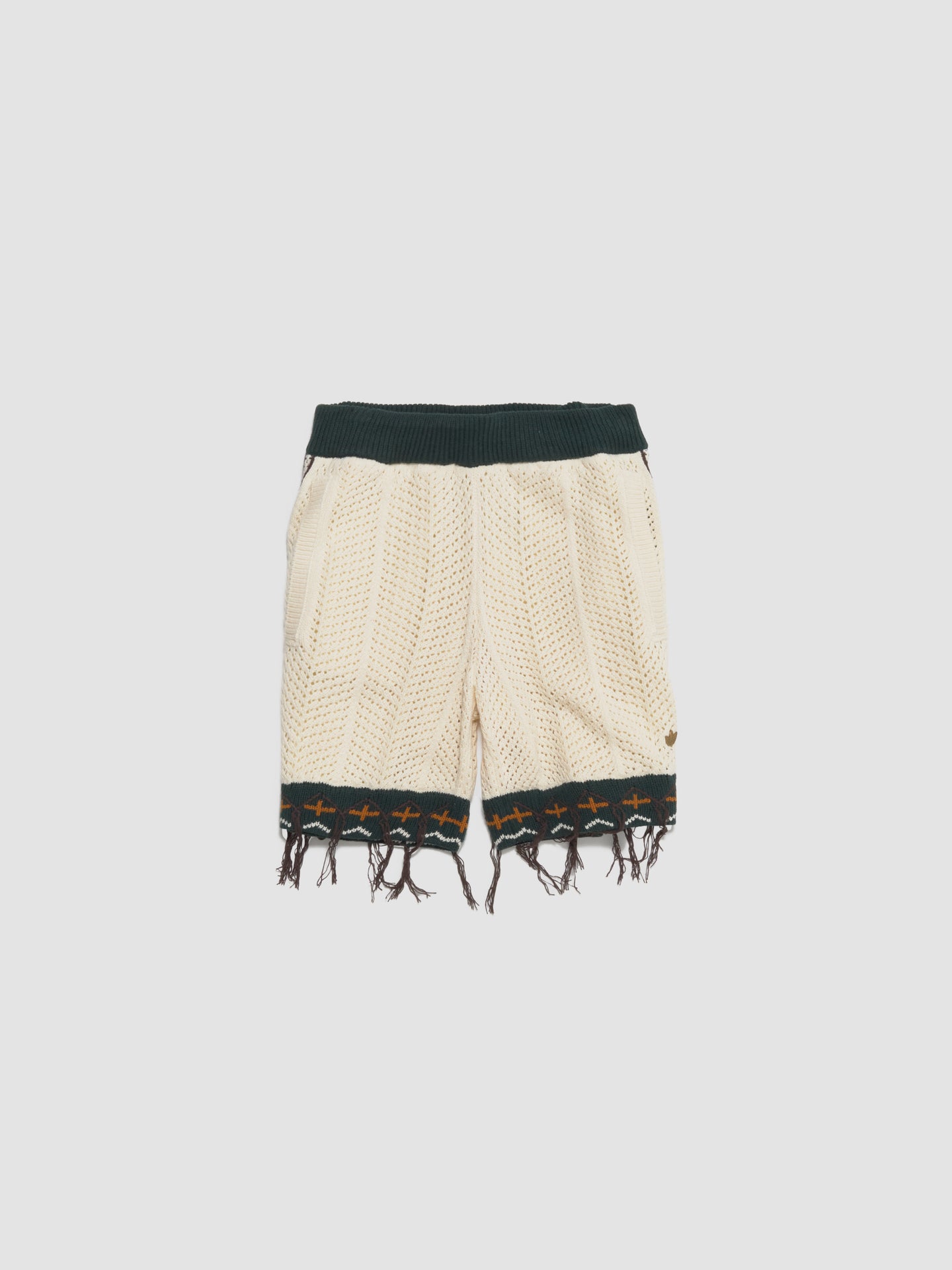 x CLOT Crochet Shorts in Cream White