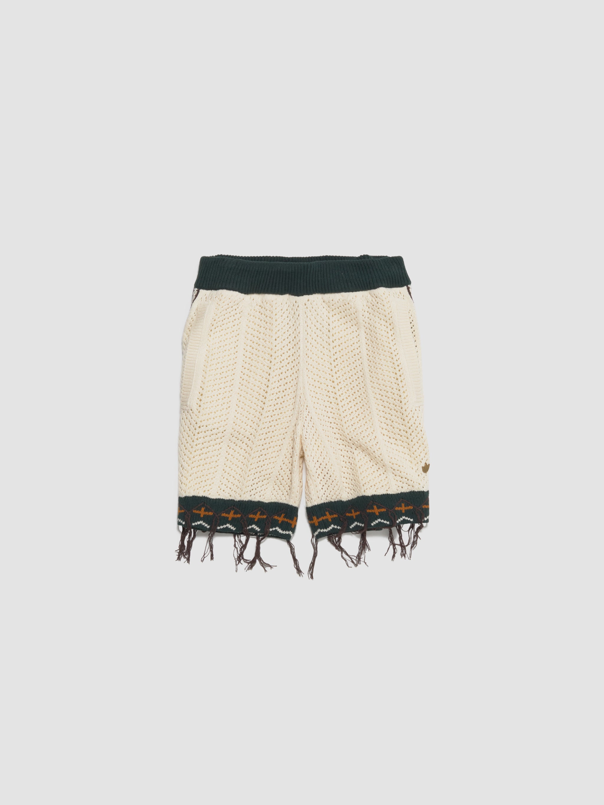 x CLOT Crochet Shorts in Cream White
