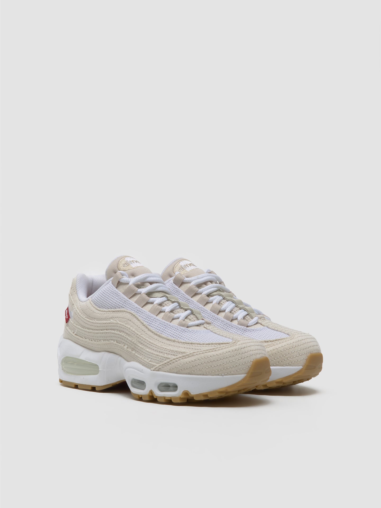 x Levi's Air Max 95 OG Sneaker in Light Orewood Brown & White