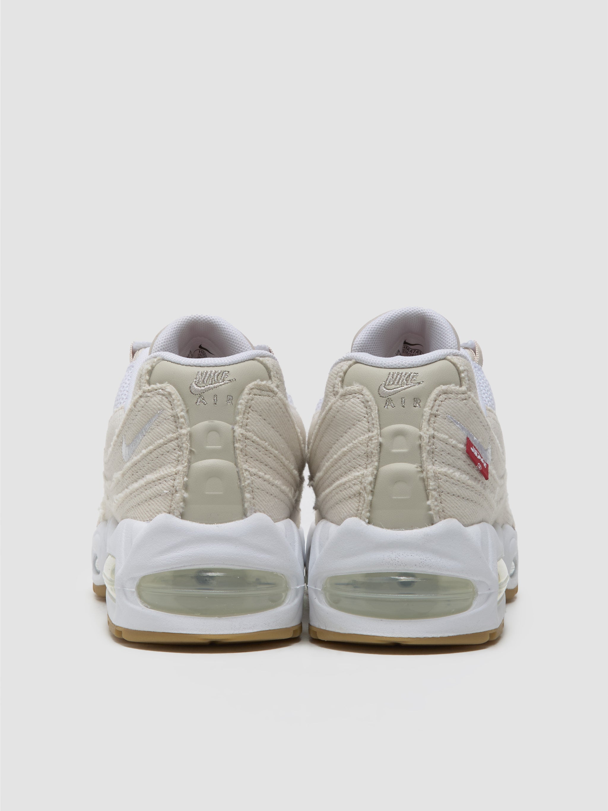 x Levi's Air Max 95 OG Sneaker in Light Orewood Brown & White