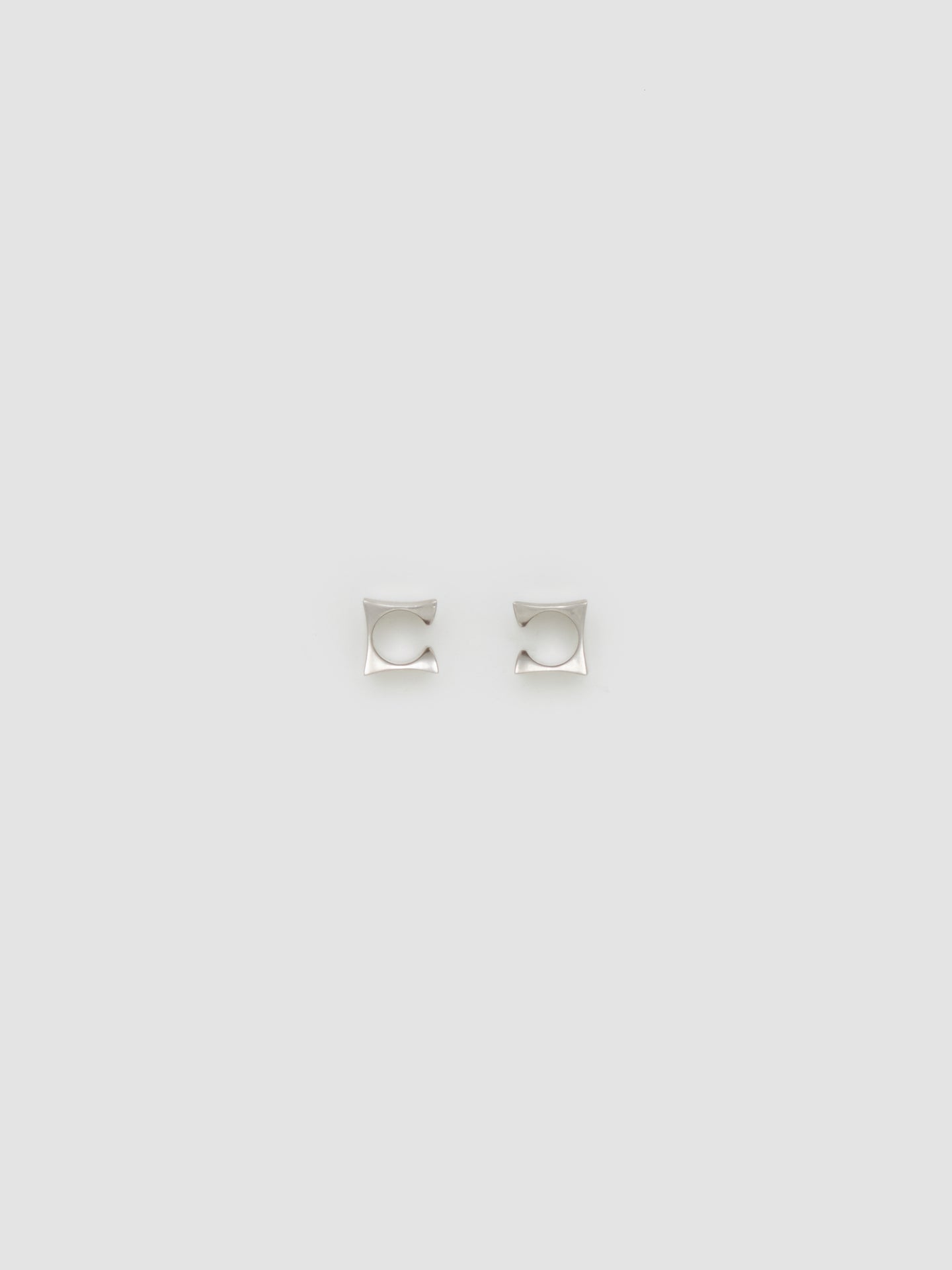 Chunk Ear Cuffs in Silver