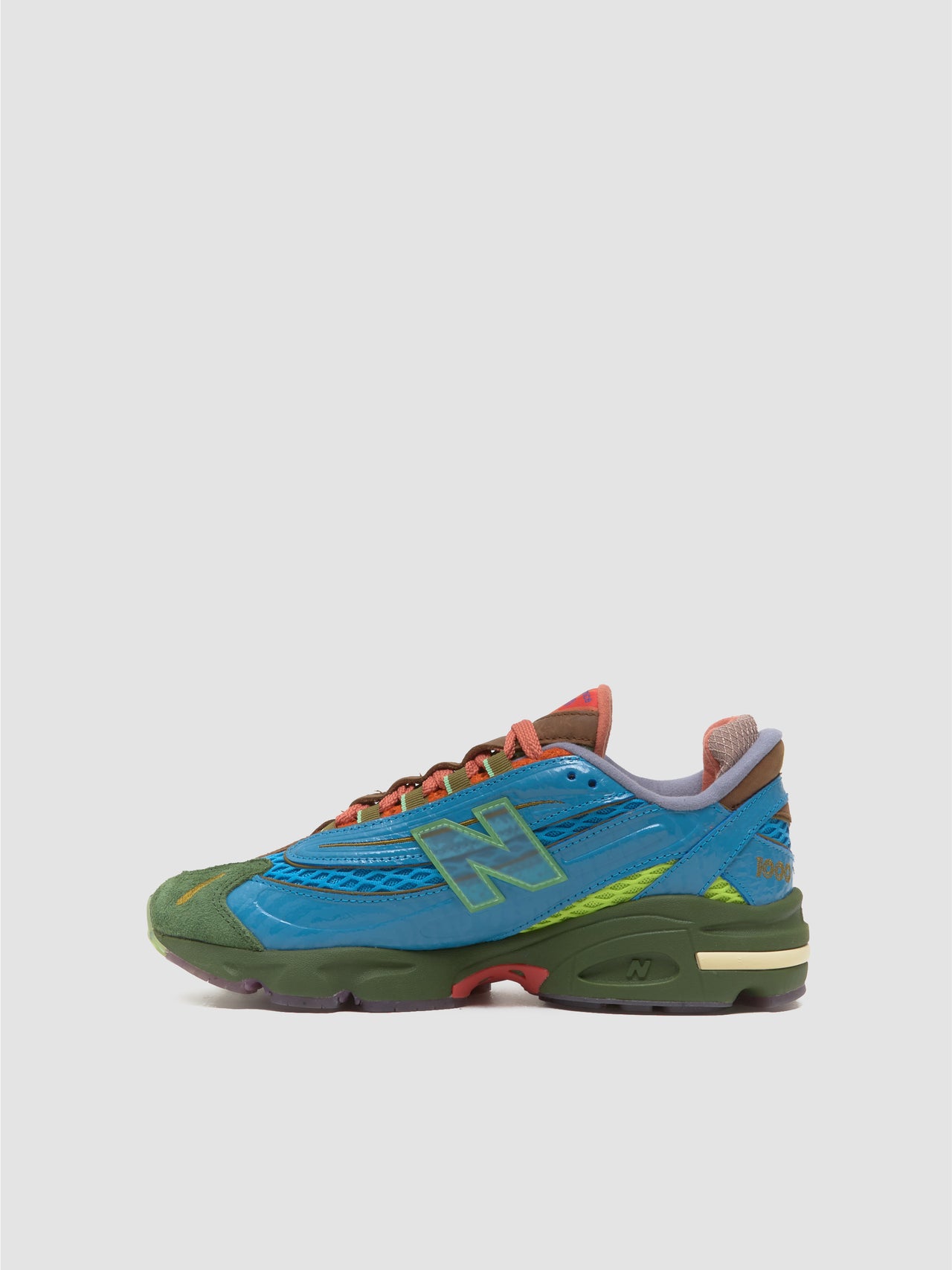 x Salehe Bembury M1000 Sneaker in Blue & Lime