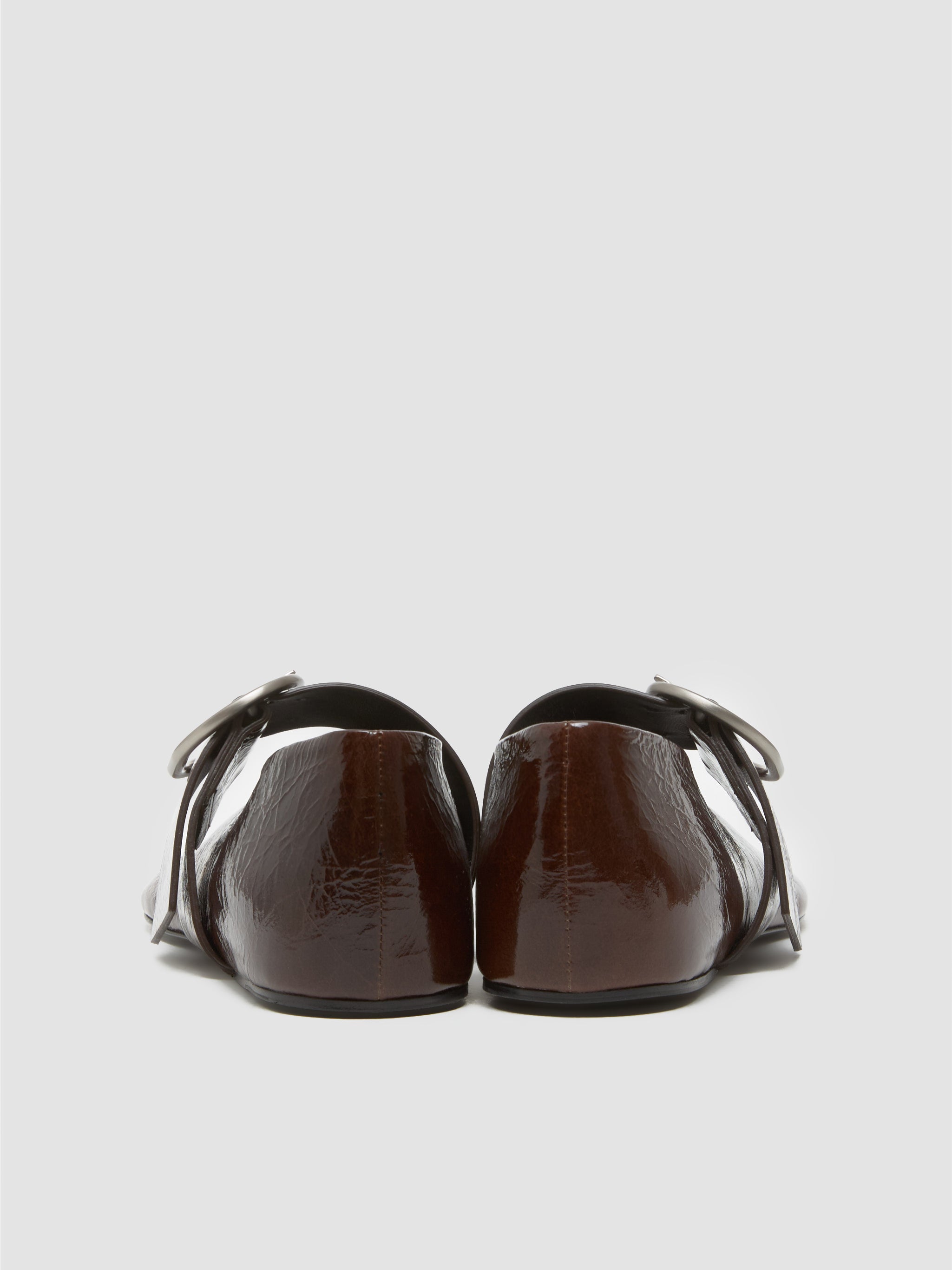Ballerina Shoes in Dark Earth