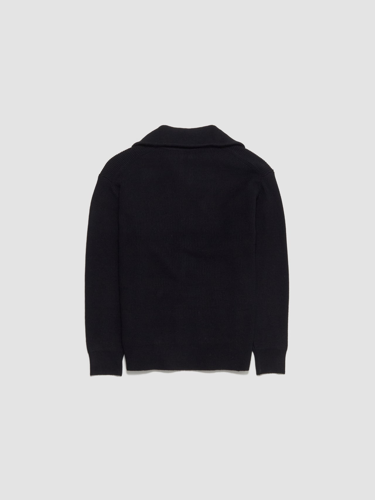 Half Zip Jumper in Black