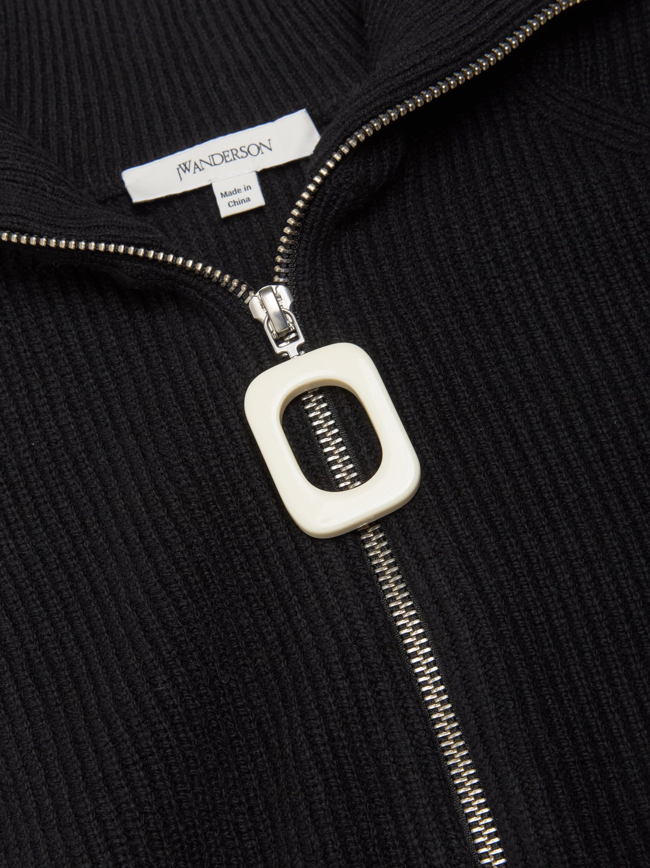 Half Zip Jumper in Black