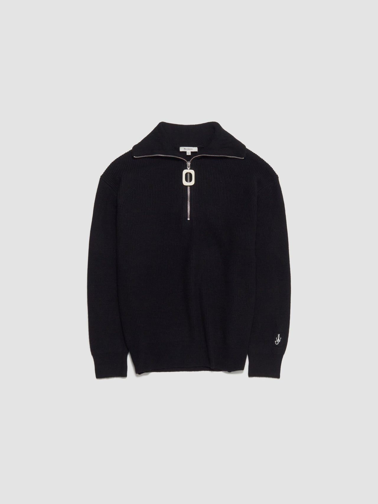 Half Zip Jumper in Black