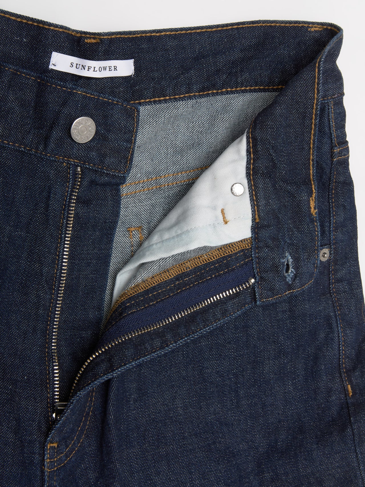 Super Wide Jeans in Simple Rinse Blue