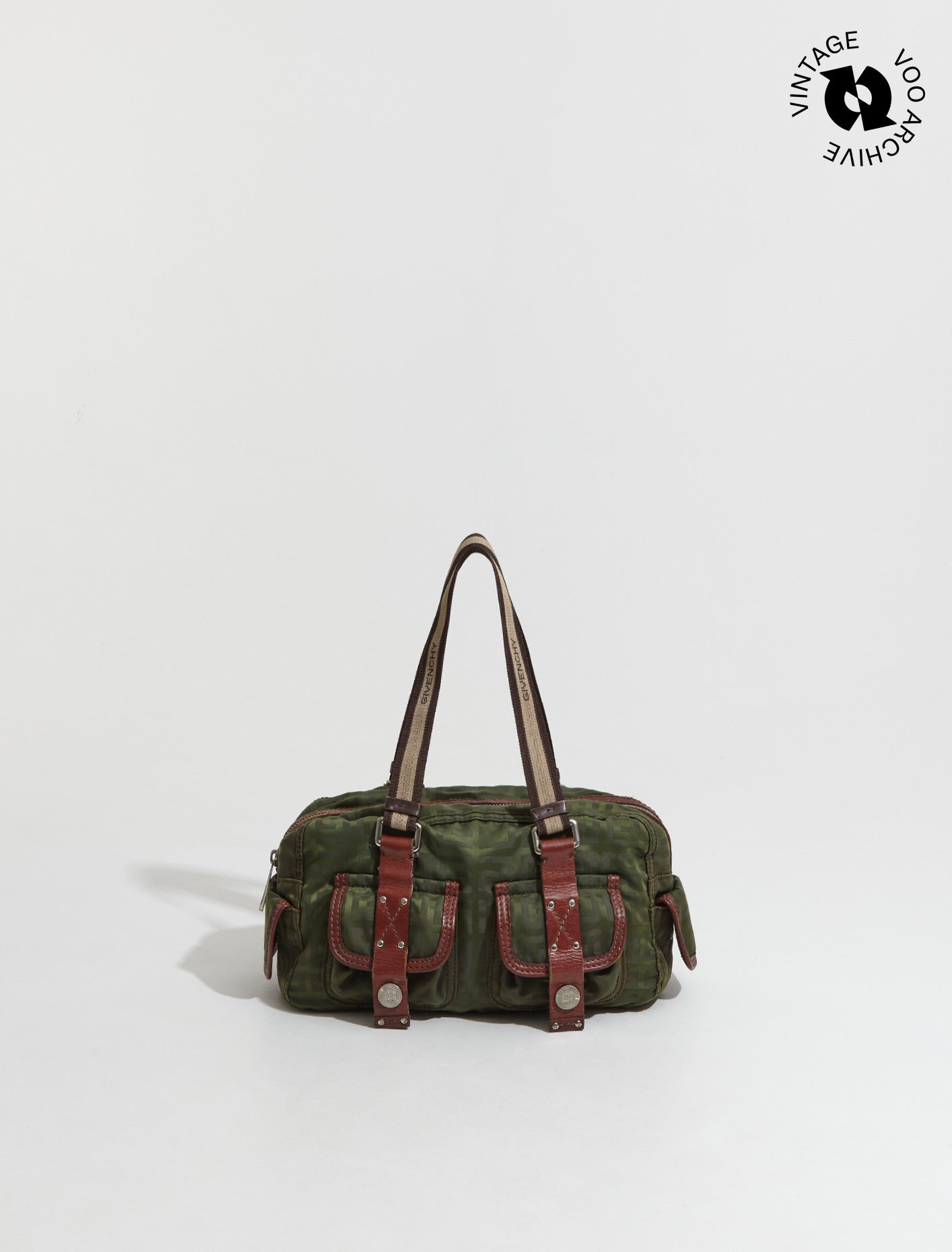 Monogram Bag in Forest Green