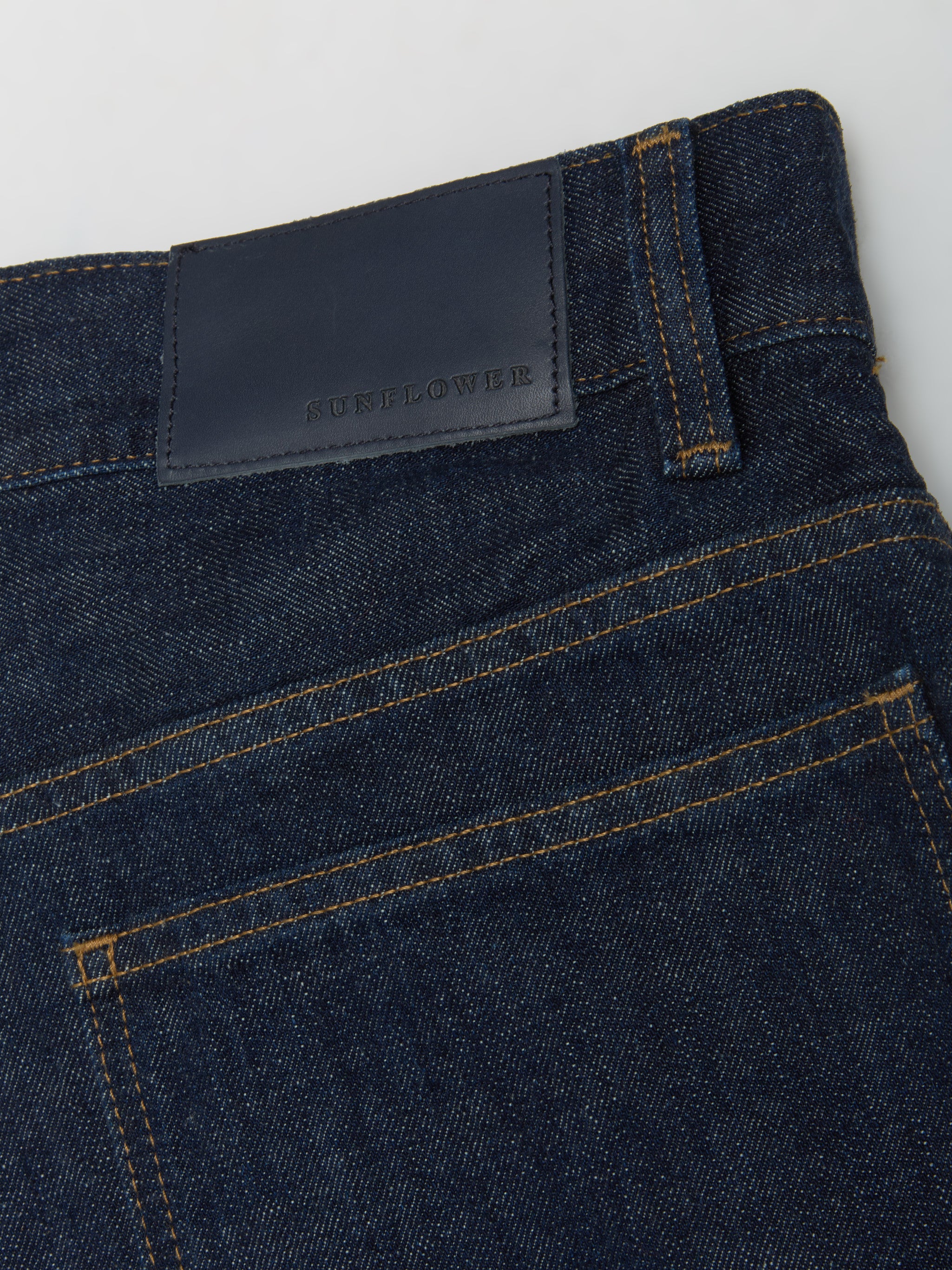 Super Wide Jeans in Simple Rinse Blue