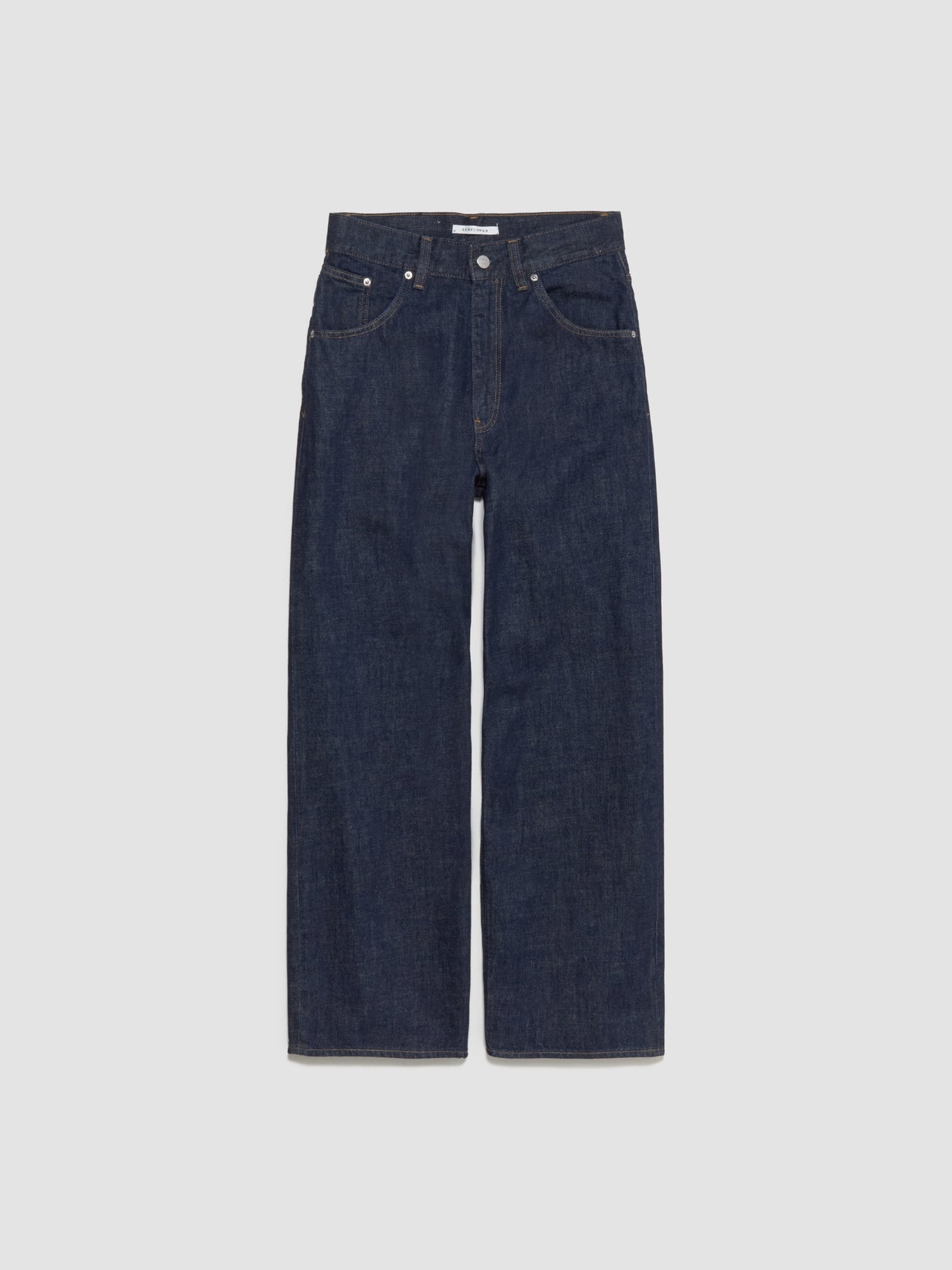Super Wide Jeans in Simple Rinse Blue