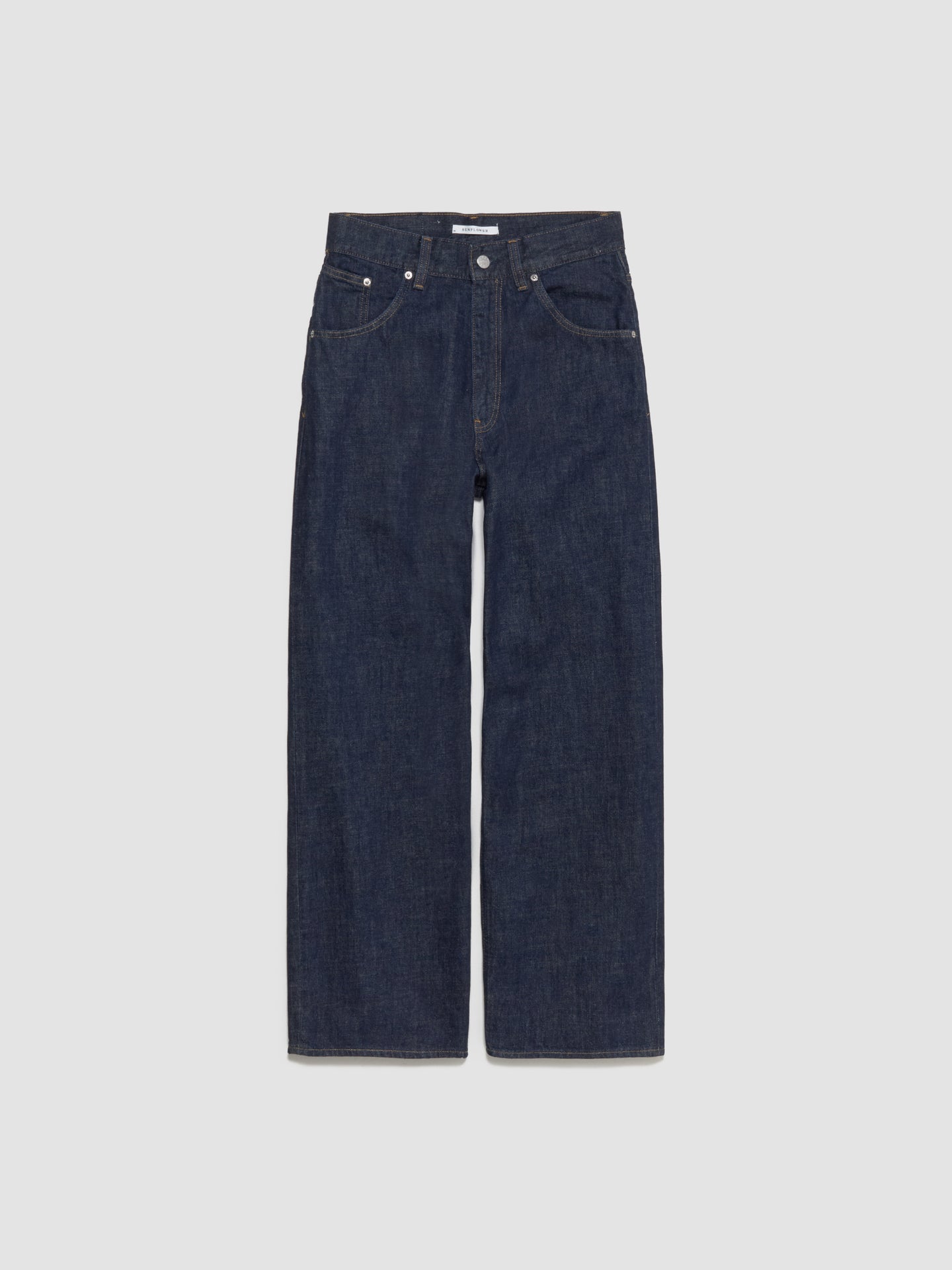 Super Wide Jeans in Simple Rinse Blue