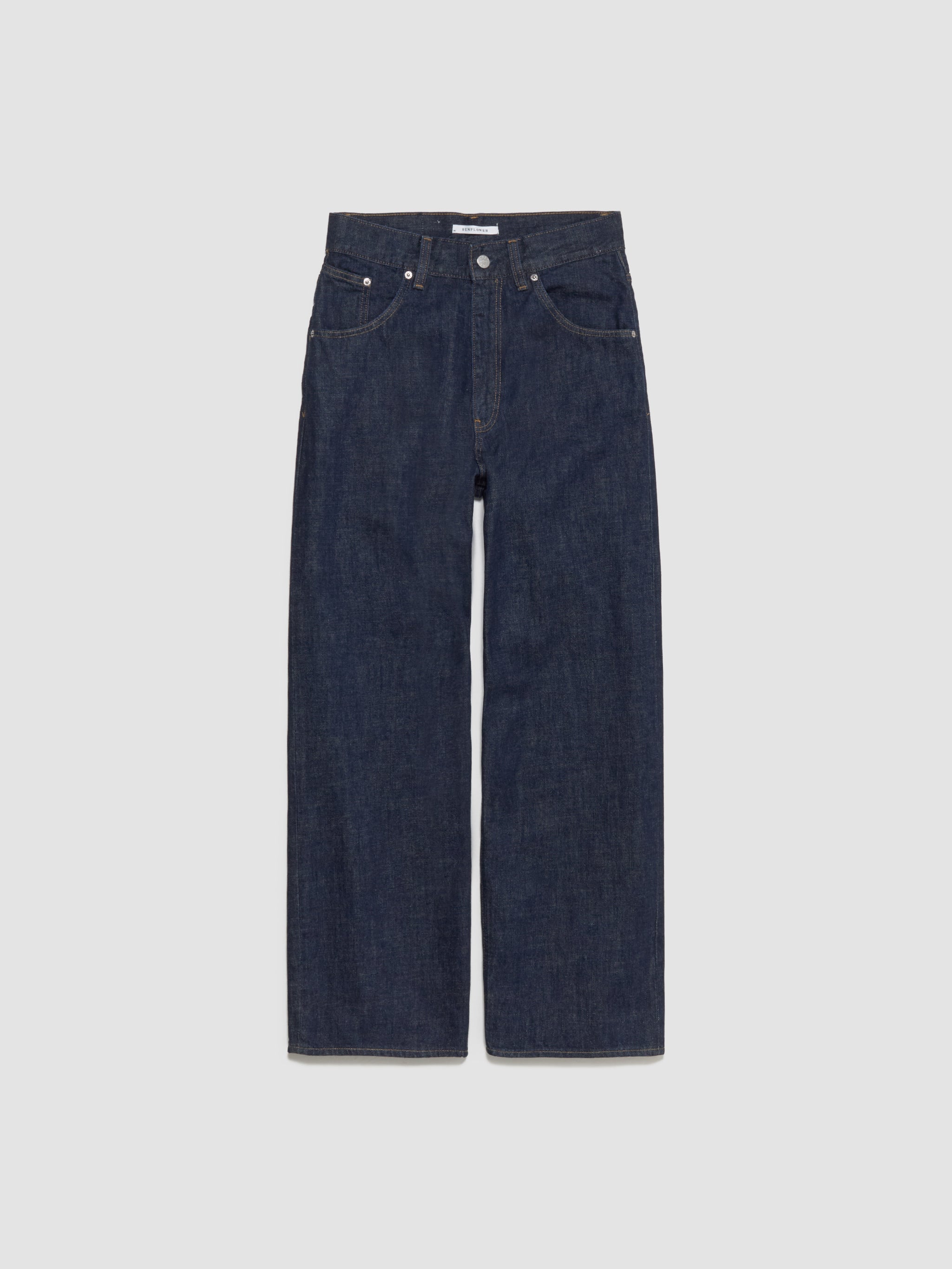 Super Wide Jeans in Simple Rinse Blue