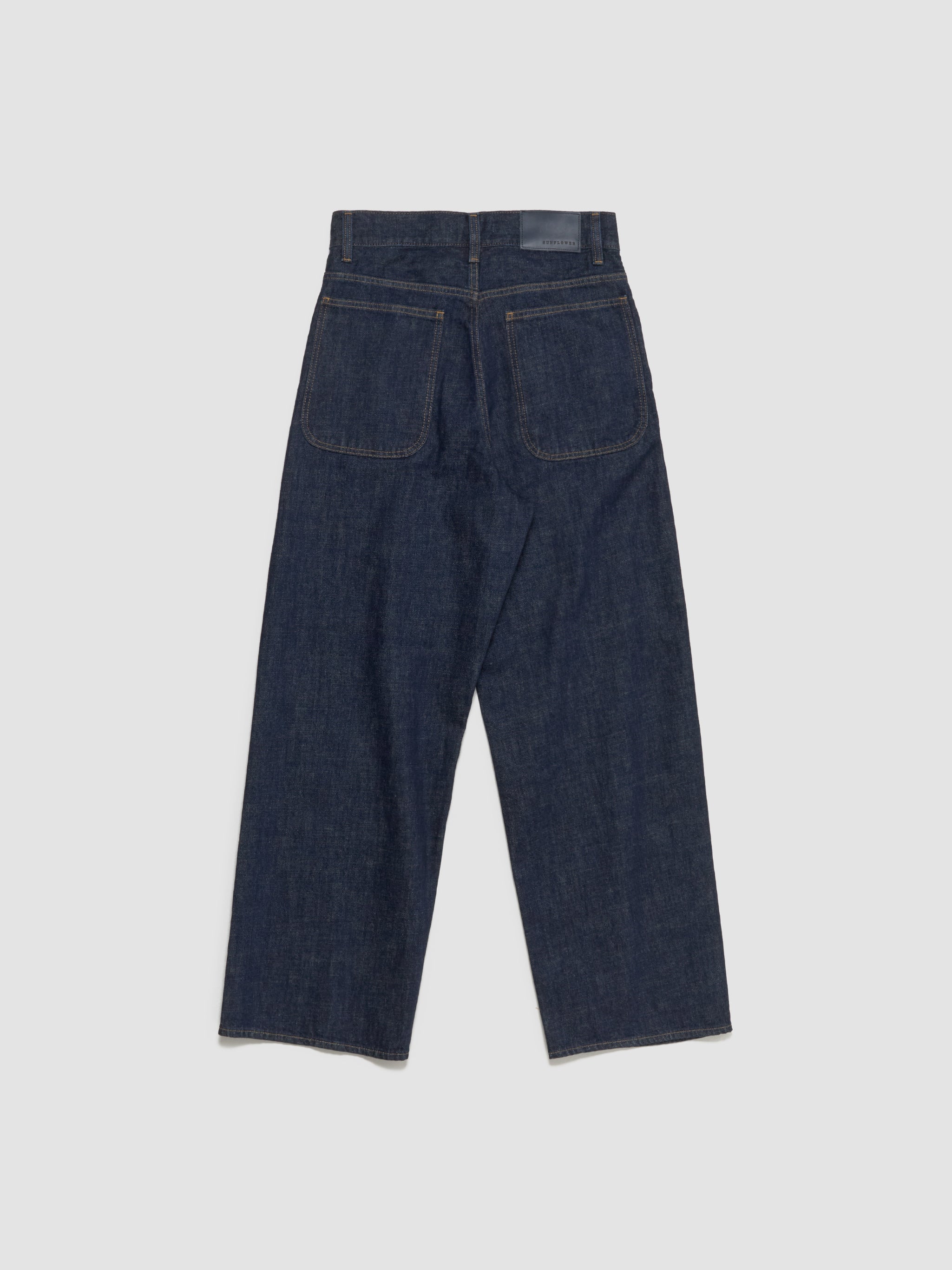 Super Wide Jeans in Simple Rinse Blue
