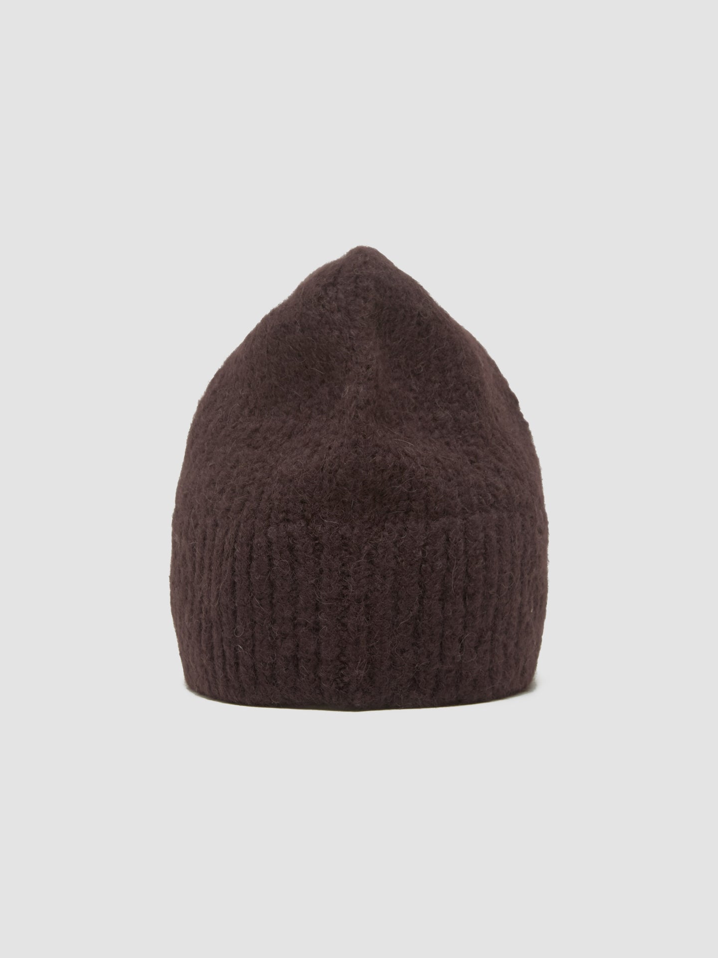 Moss Beanie in Dark Brown
