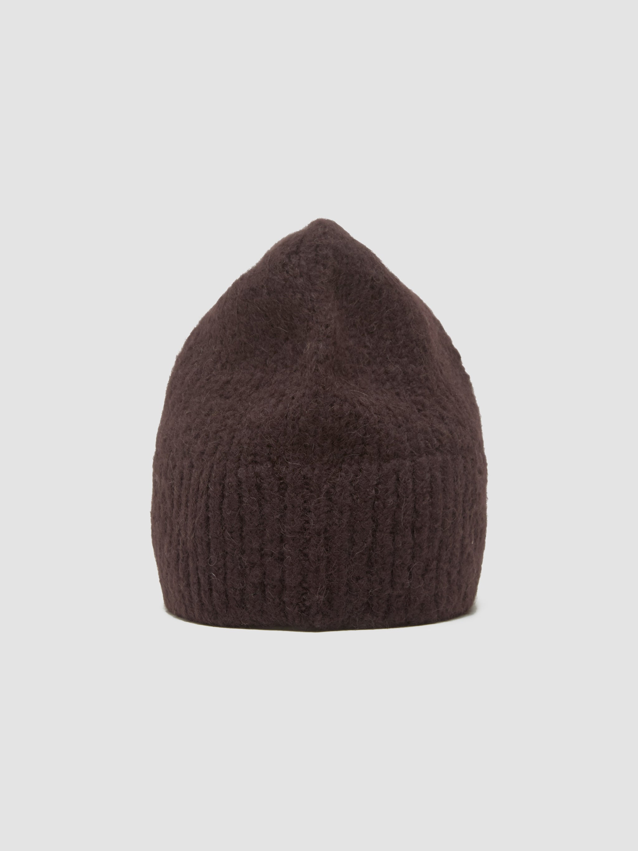 Moss Beanie in Dark Brown