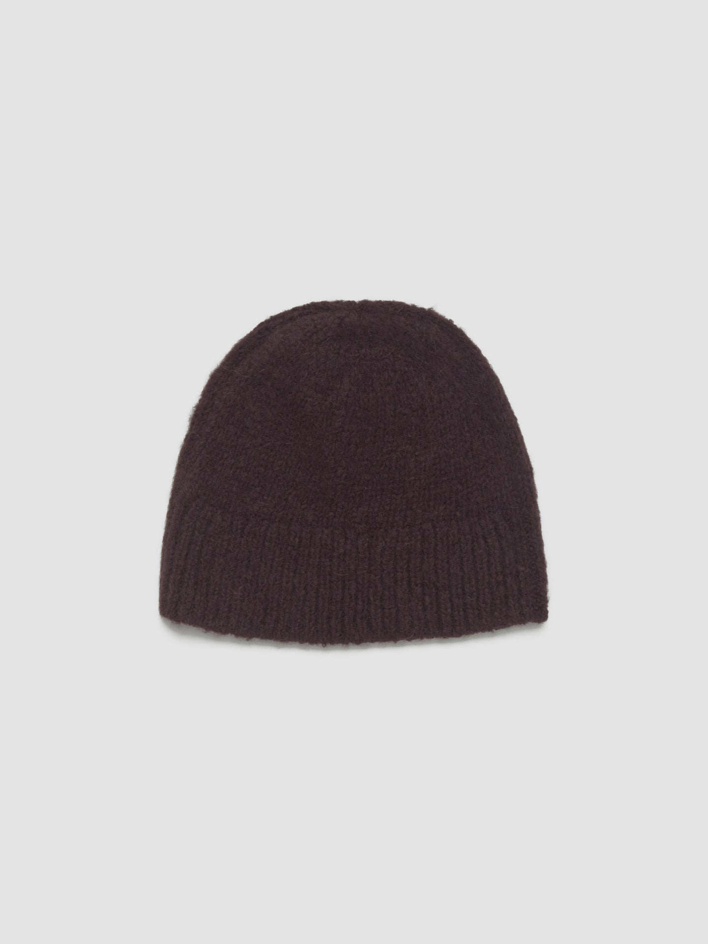 Moss Beanie in Dark Brown