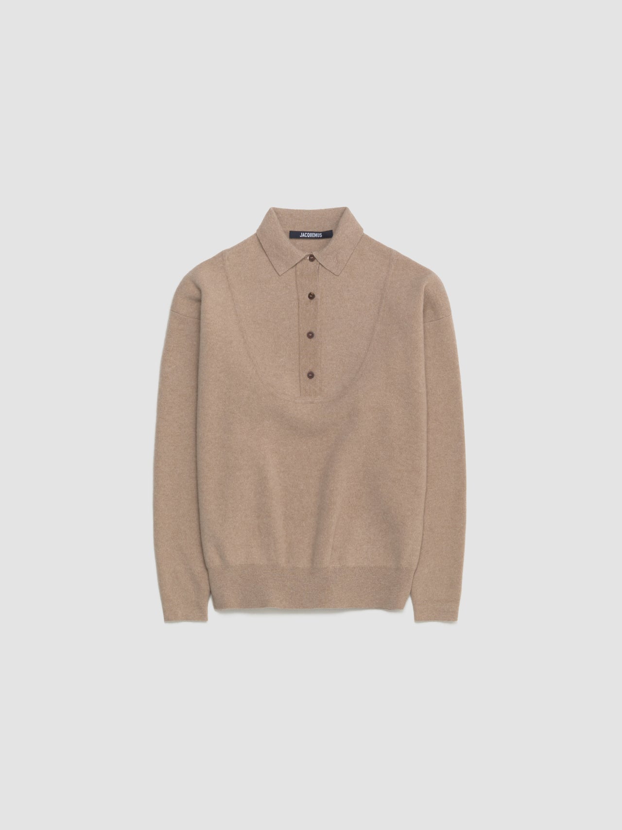 La Maille Vareuse Pallone Pullover in Beige
