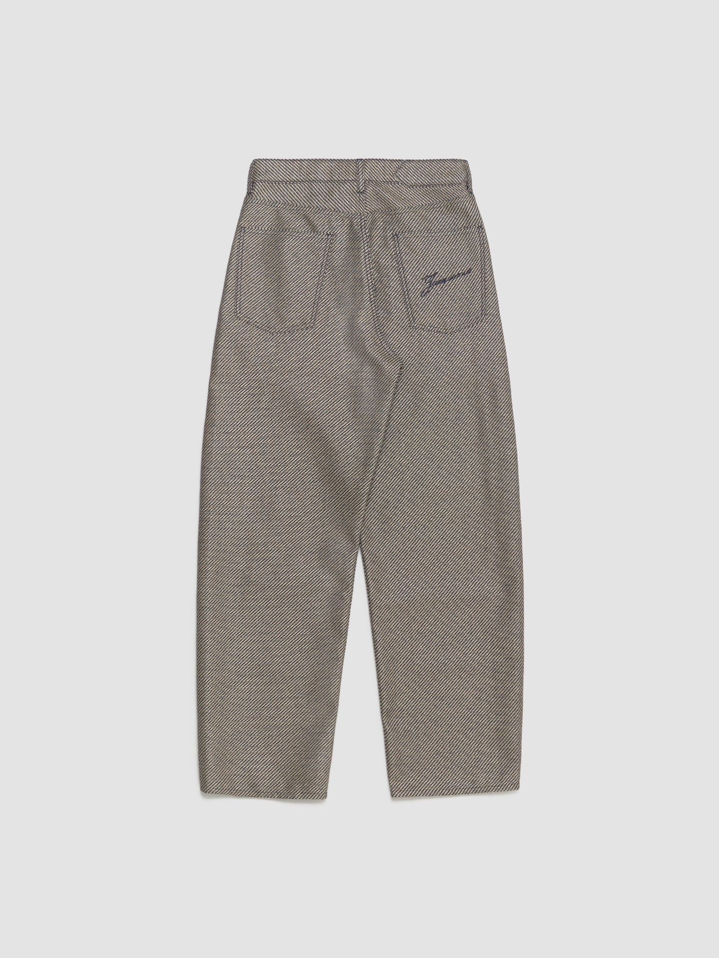 Le De-Nimes Mirada Pants in Cream & Navy