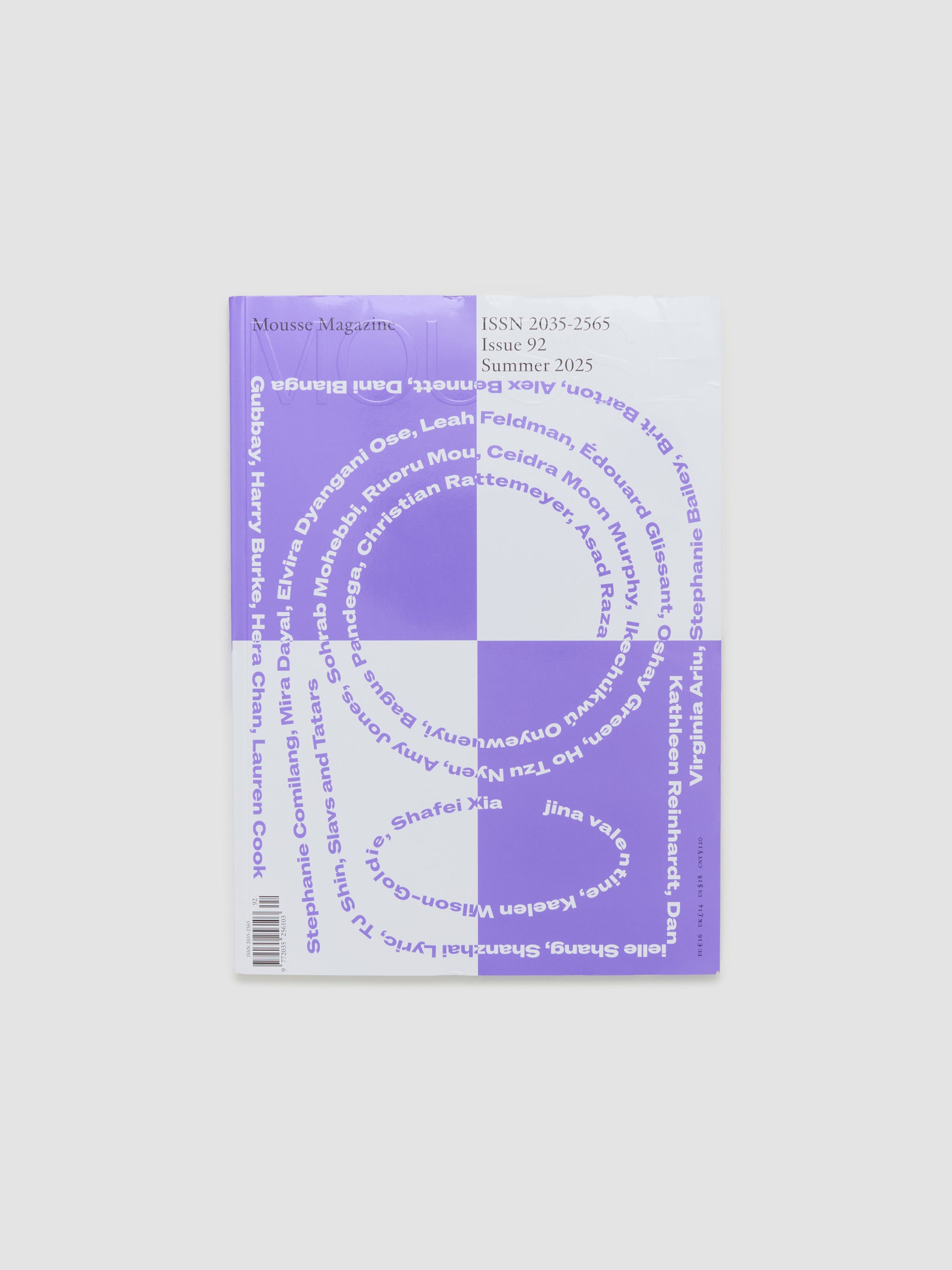 Mousse Magazine Issue 92