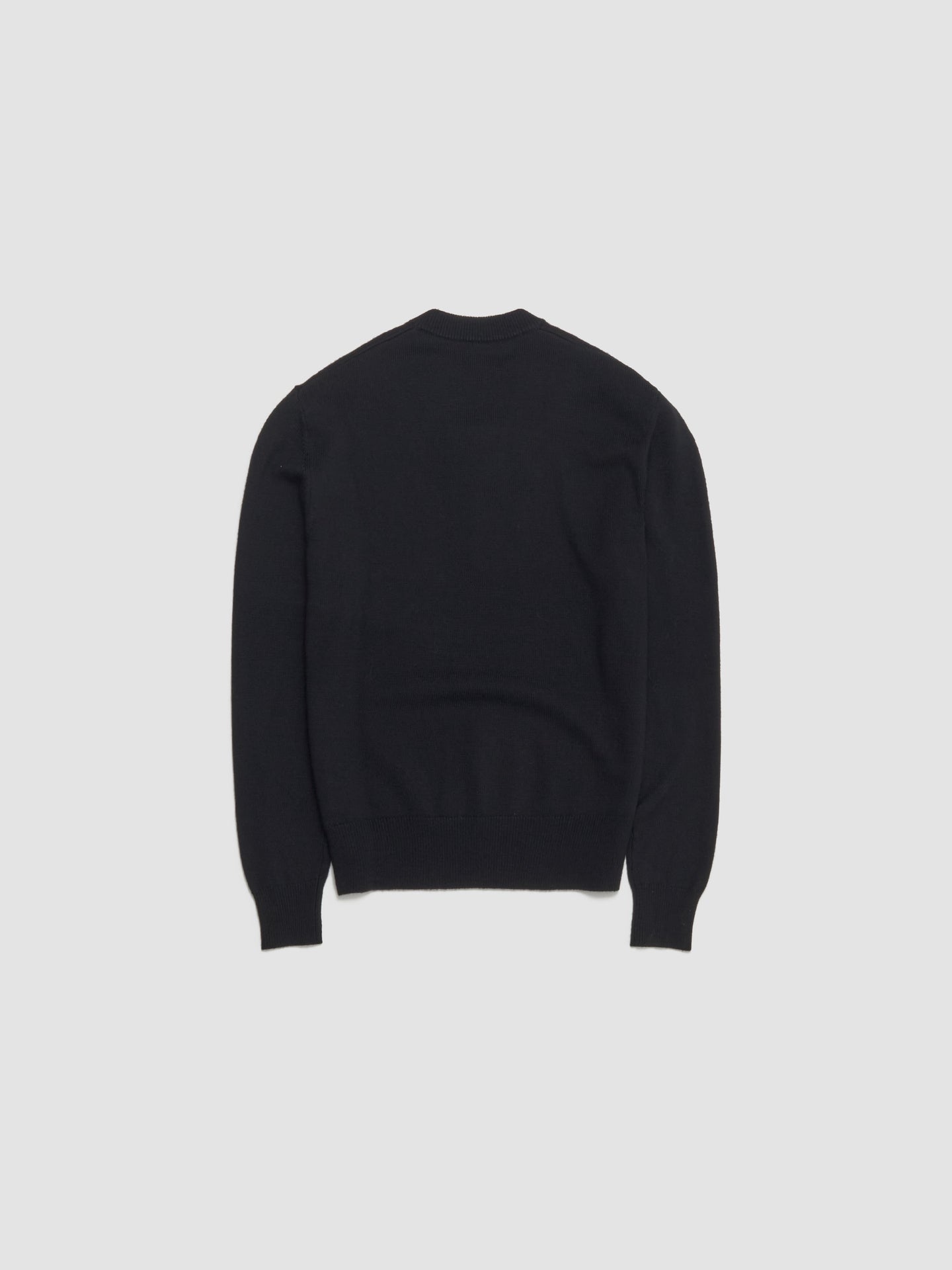 Moon Merino V-Neck in Black