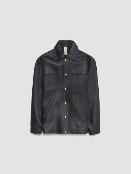 ジャケット・アウター Time is on LEATHER COACH JACKET size2 92b07c0bf19941d88d225db3e84486