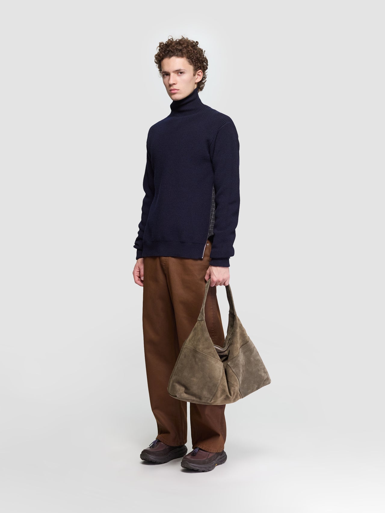 Maxi Sacco Bag in Khaki
