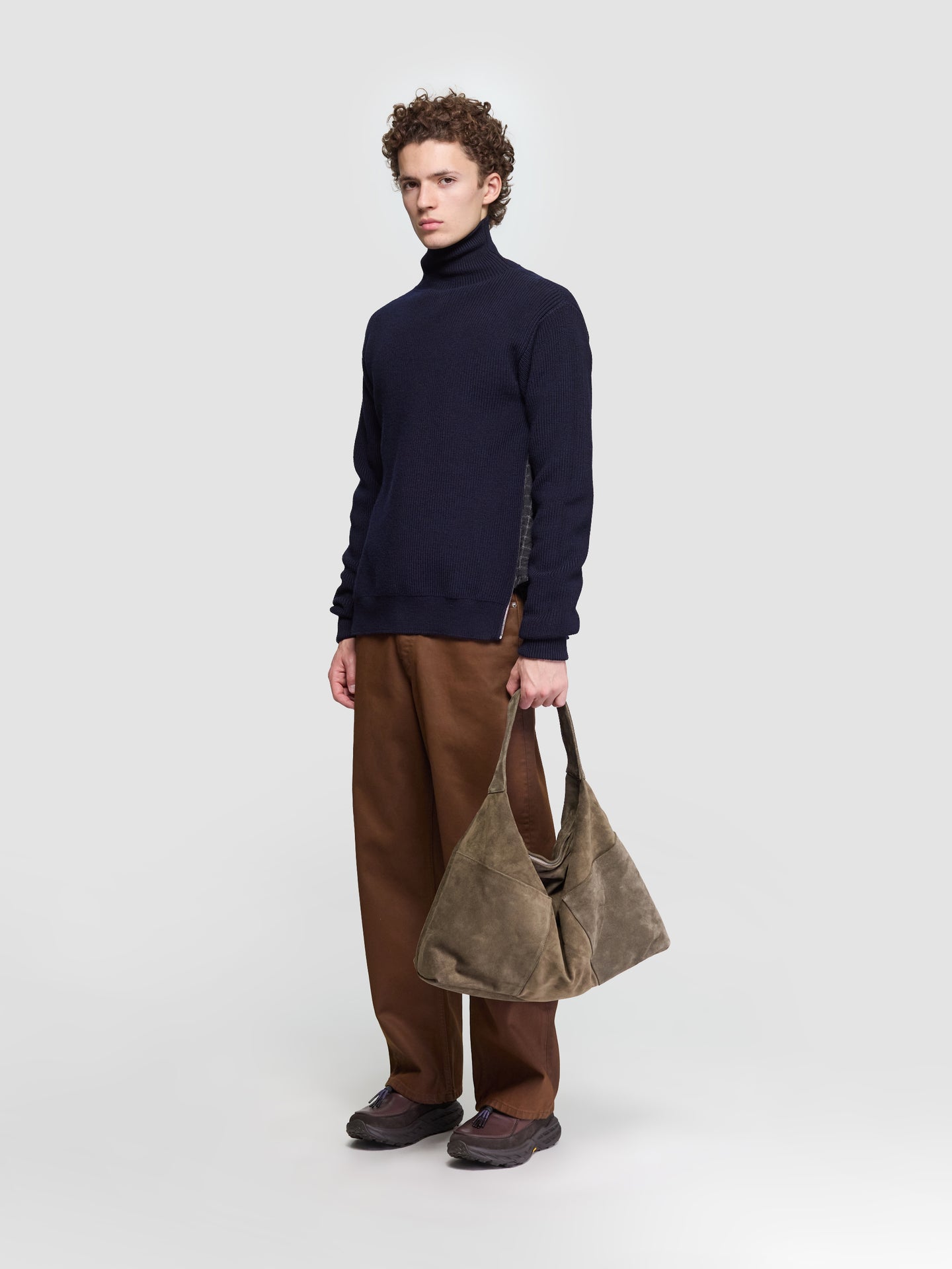 Maxi Sacco Bag in Khaki