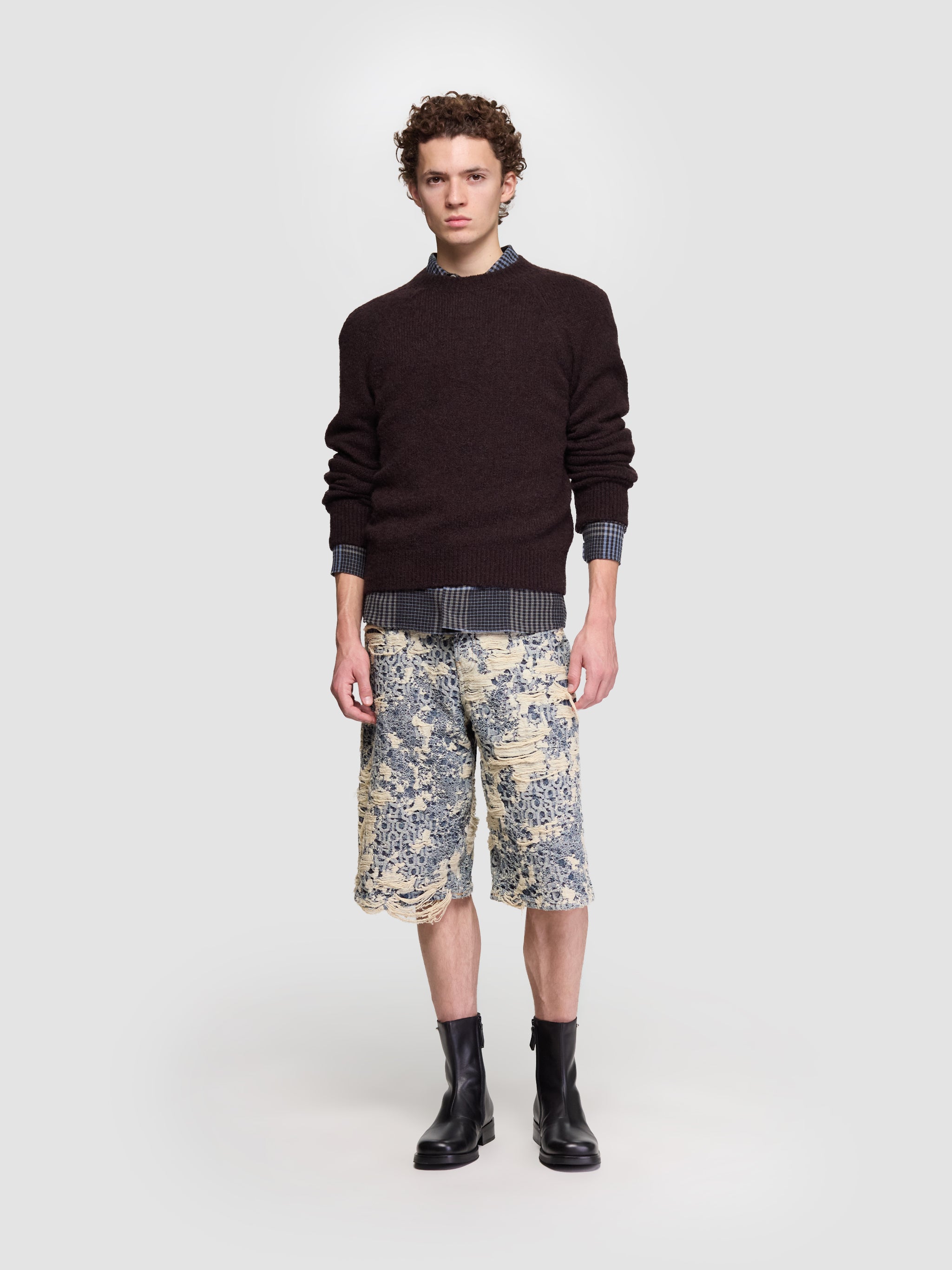 Melbourne Sweater in Dark Brown