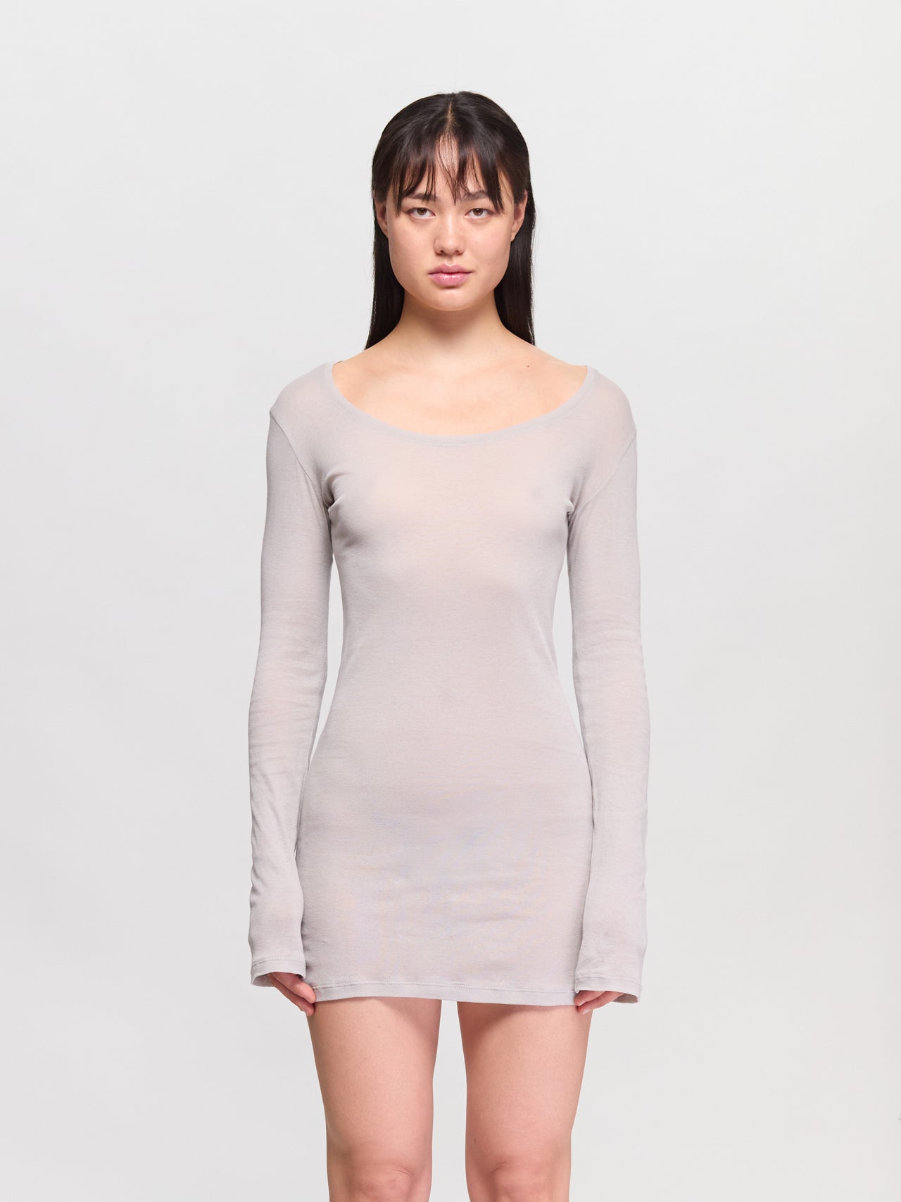 Bahmon Mini Dress in Grey