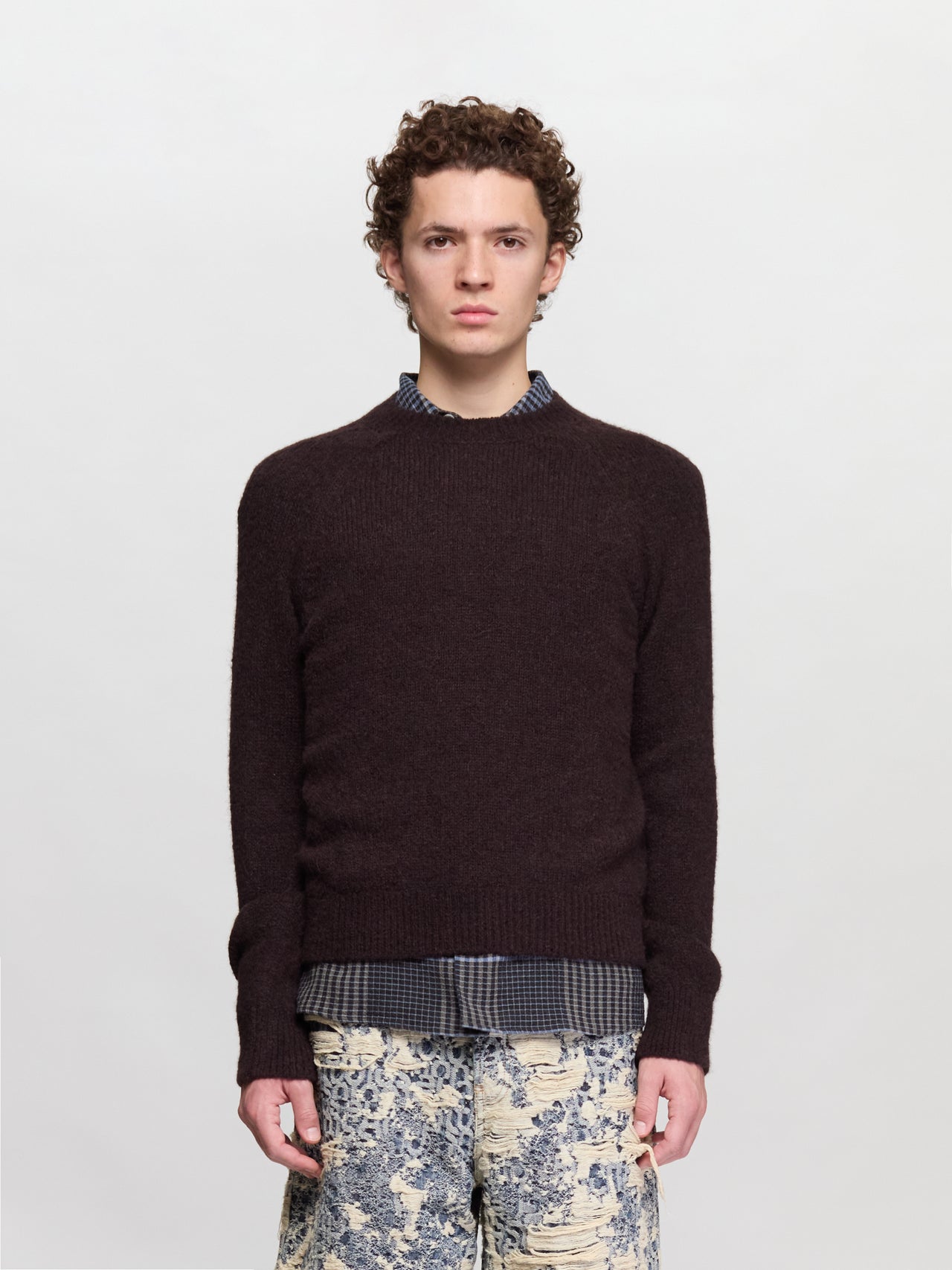 Melbourne Sweater in Dark Brown