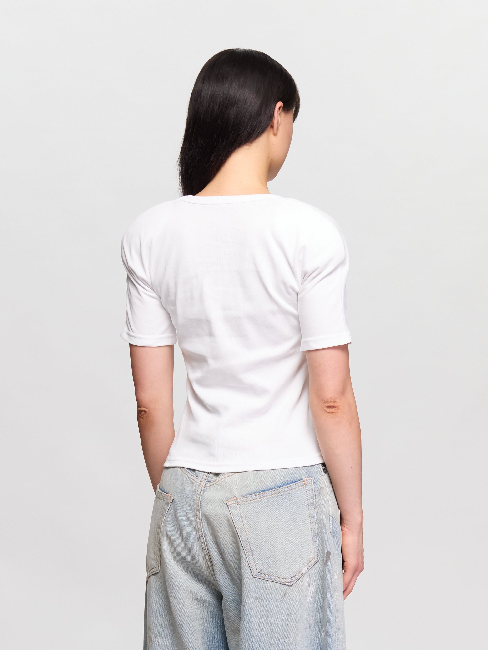 Le T-Shirt Ovalo in White