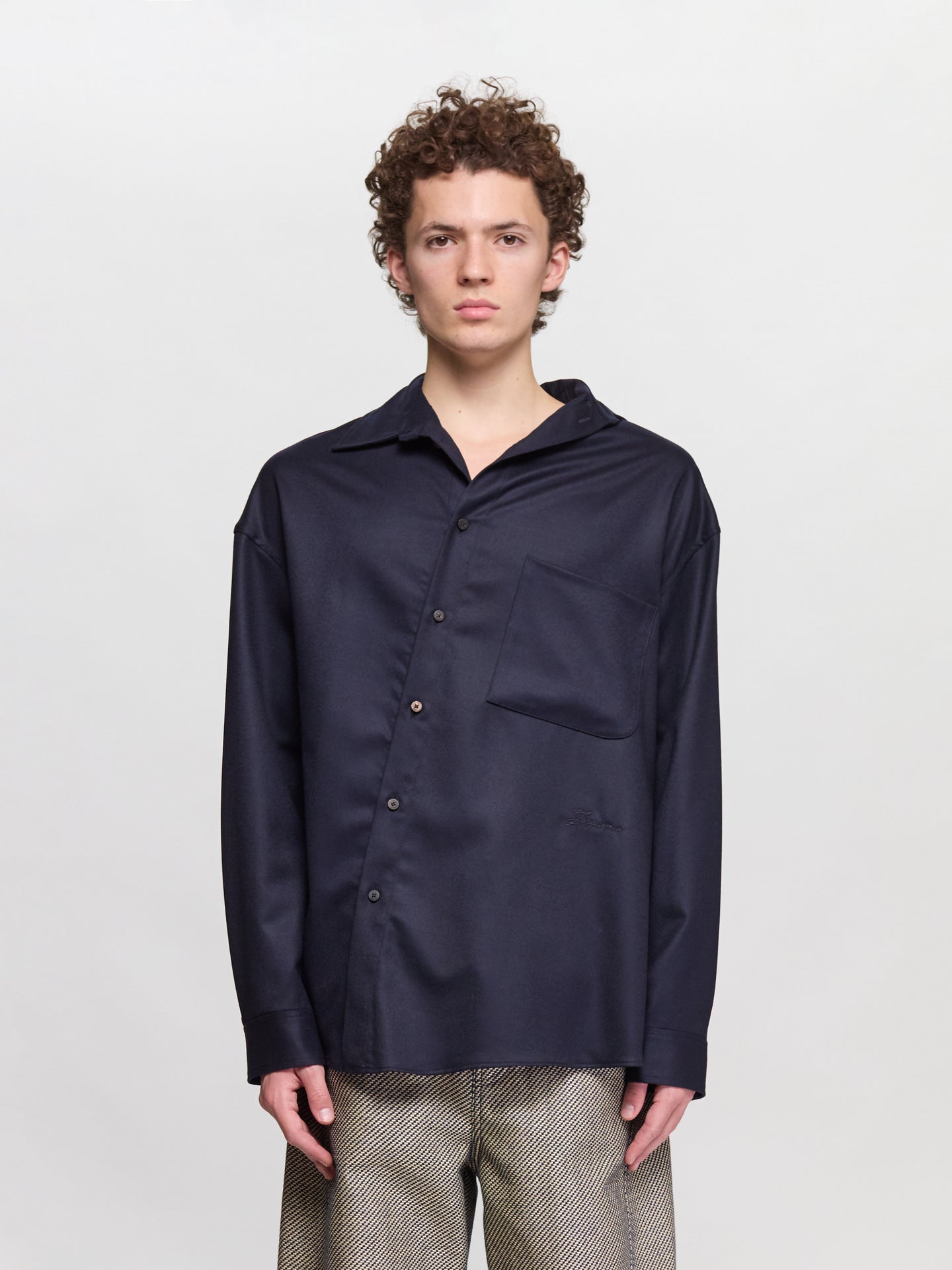 La Chemise Cuadro in Navy