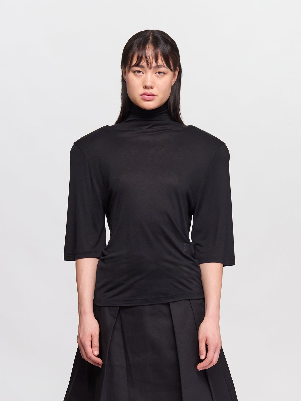 Le T-Shirt Spallina in Black