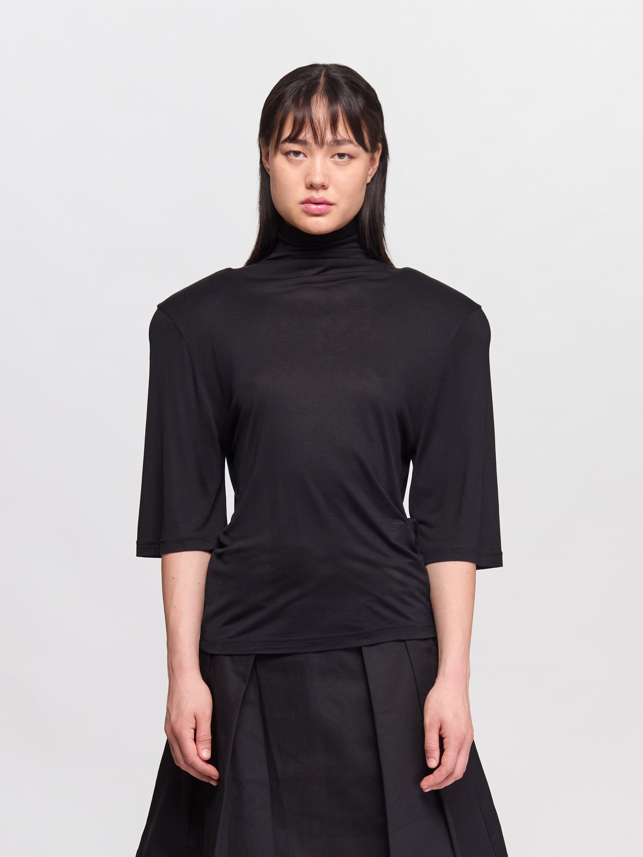 Le T-Shirt Spallina in Black