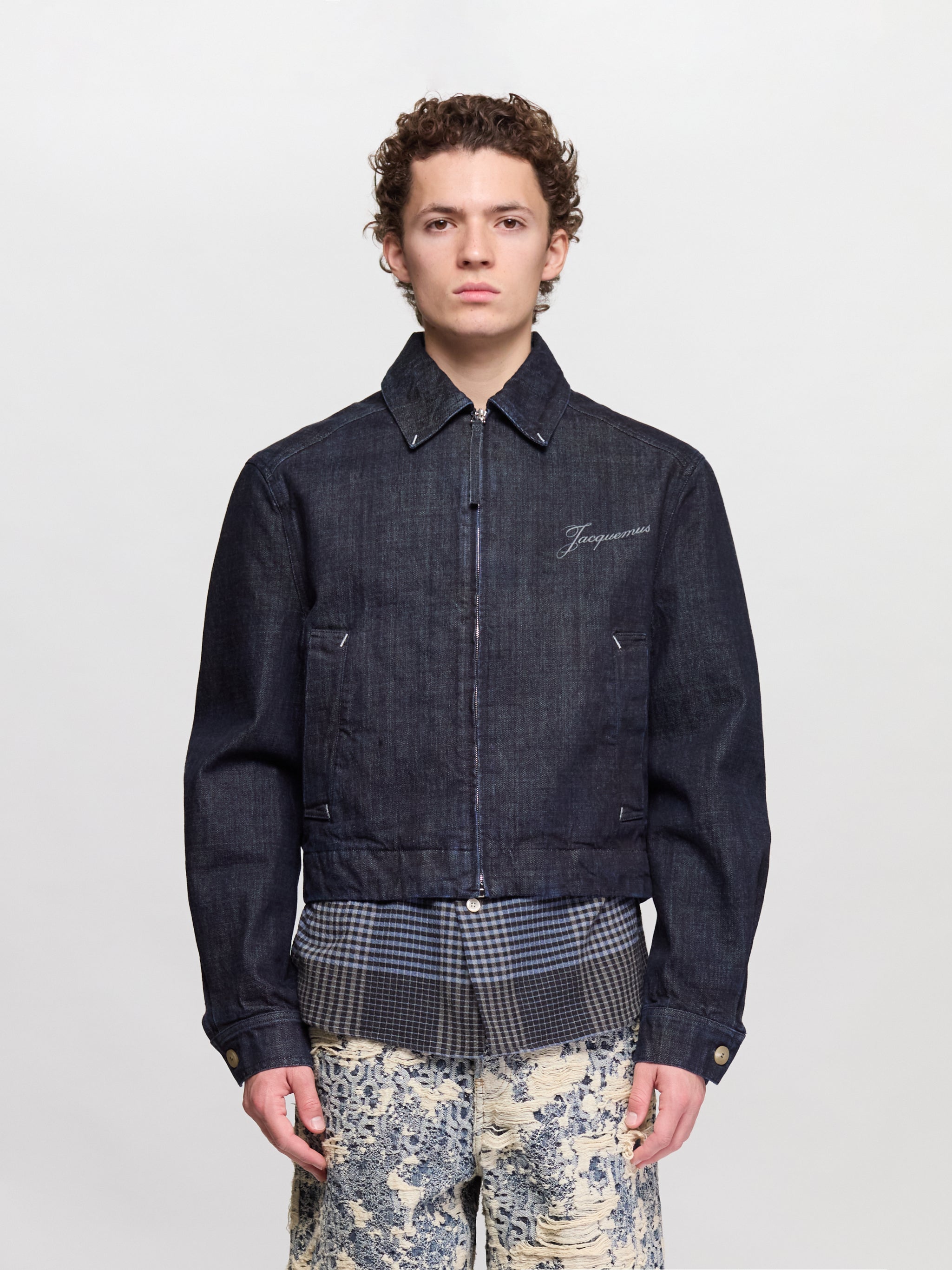La Veste De-Nimes Canevas in Navy