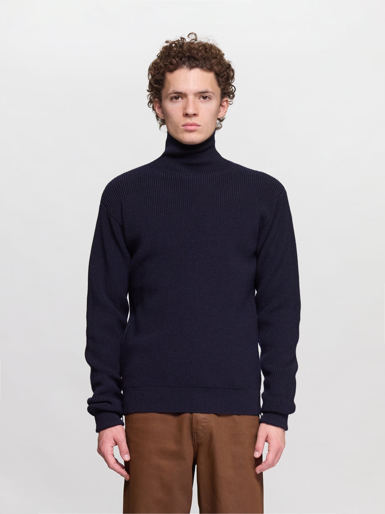 High Neck Sweater in Midnight