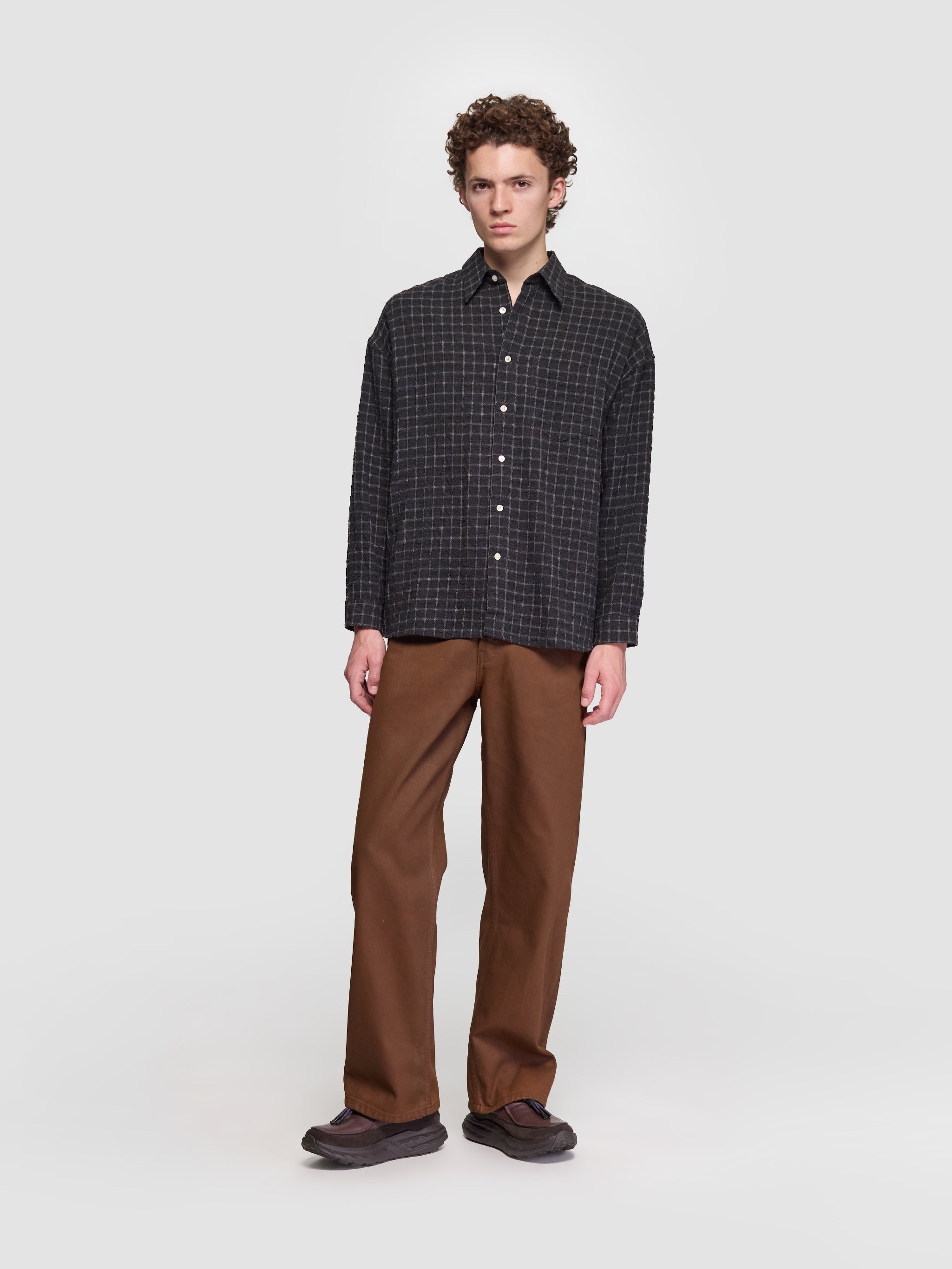 Stable Shirt in Black Check
