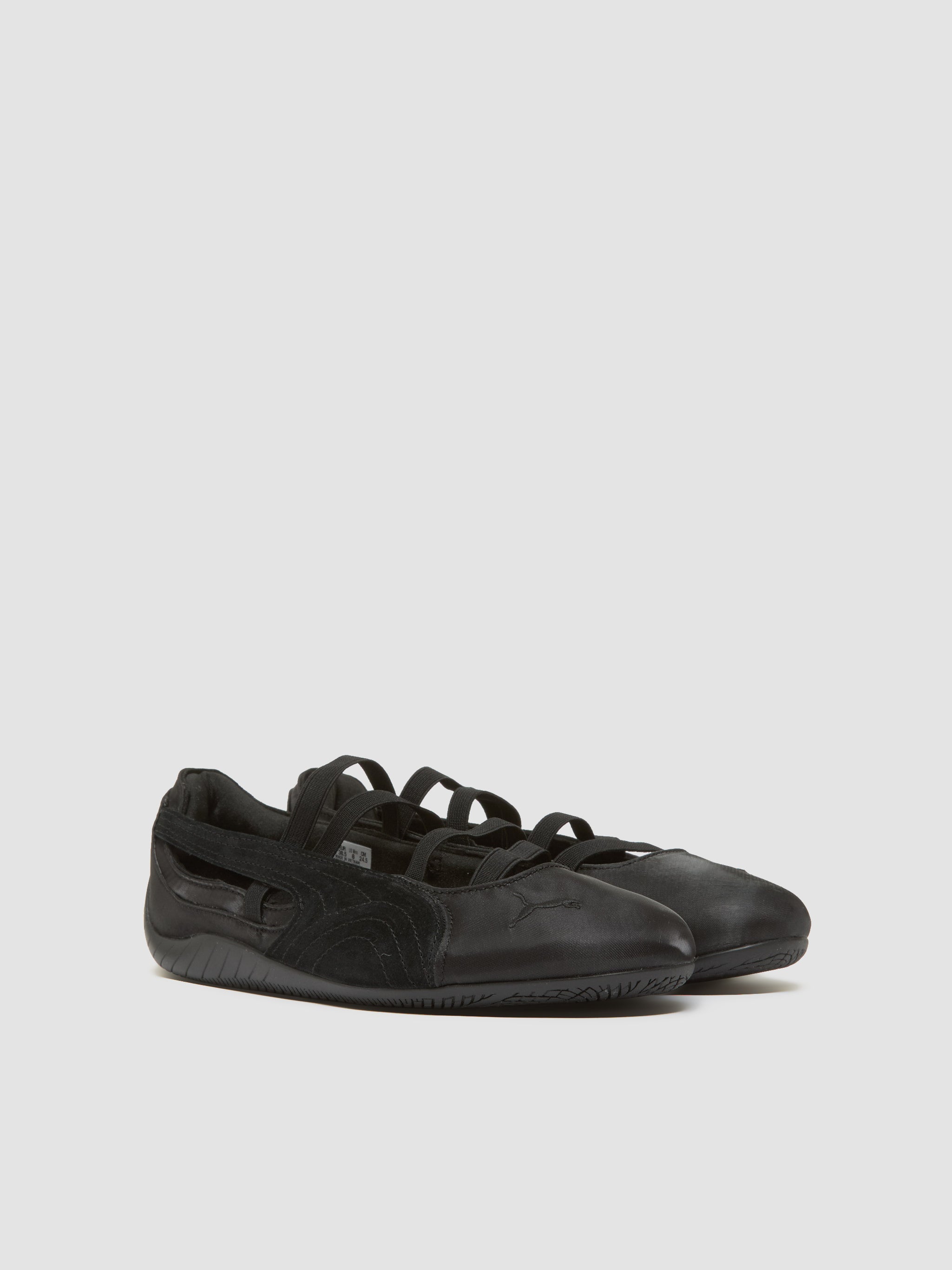WMNS Speedcat Ballet Satin Sneaker in Black & Cool Dark Gray