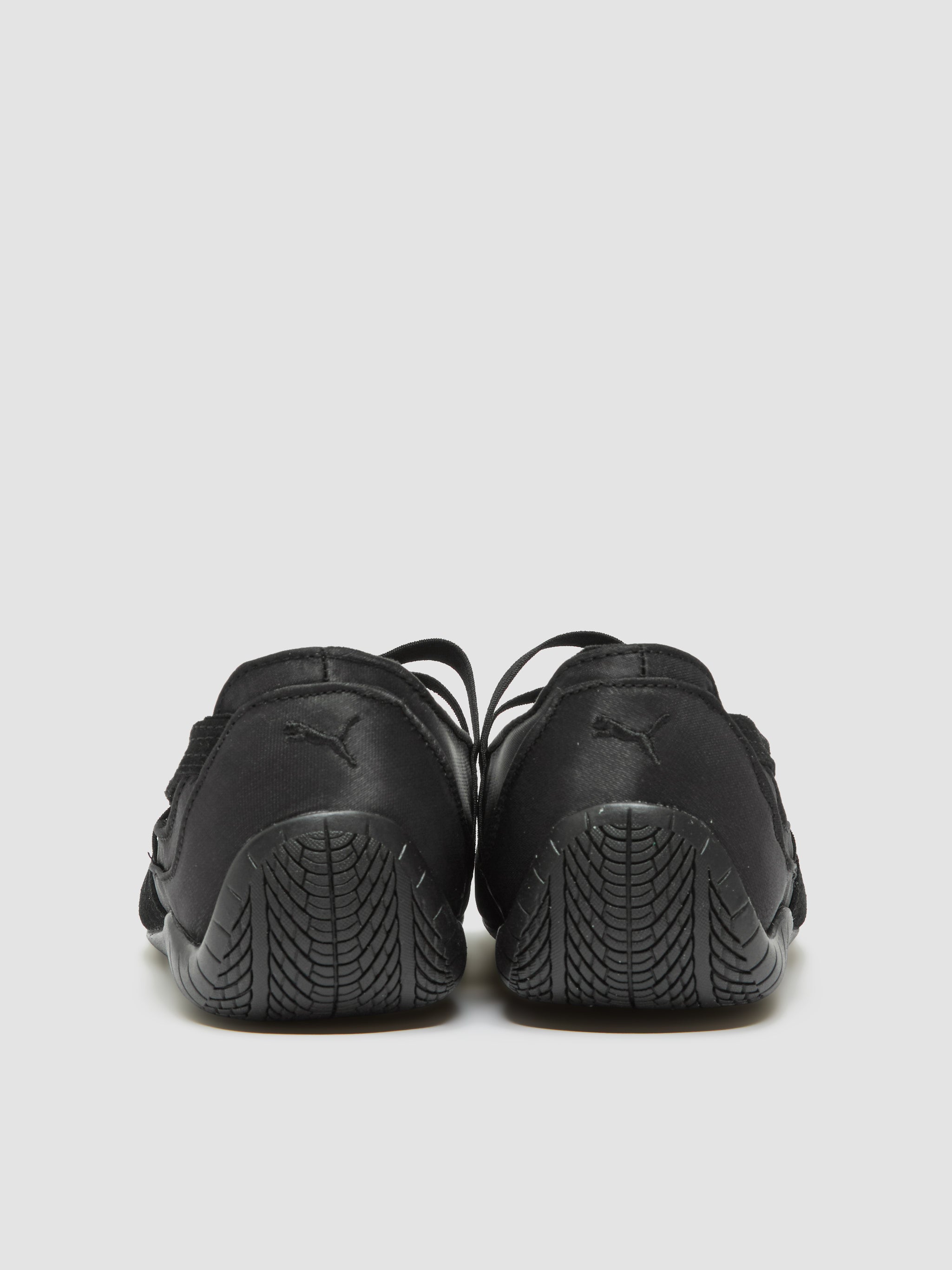 WMNS Speedcat Ballet Satin Sneaker in Black & Cool Dark Gray