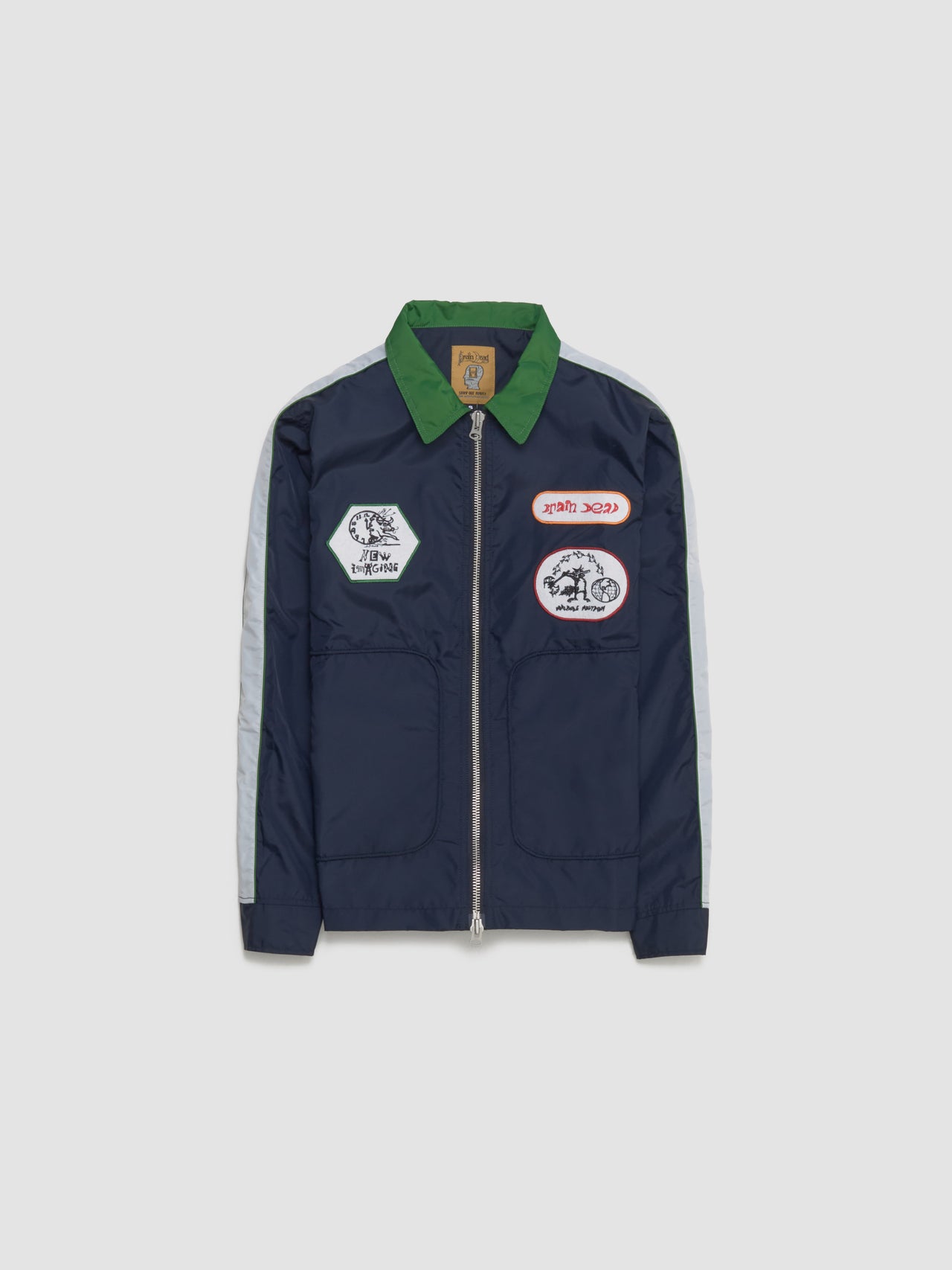 Meltdown Racing Jacket in Navy