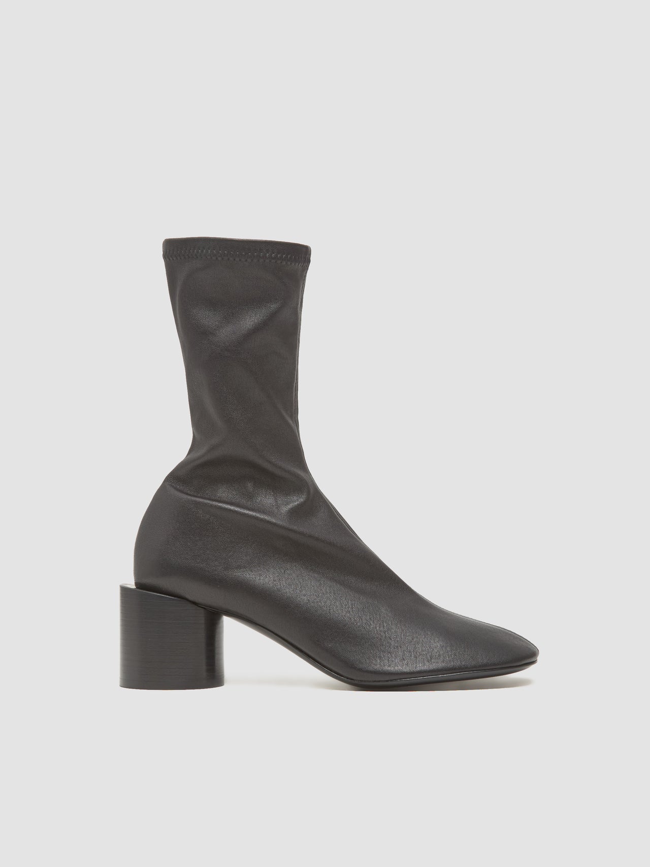 Heeled Ankle Boots in Black