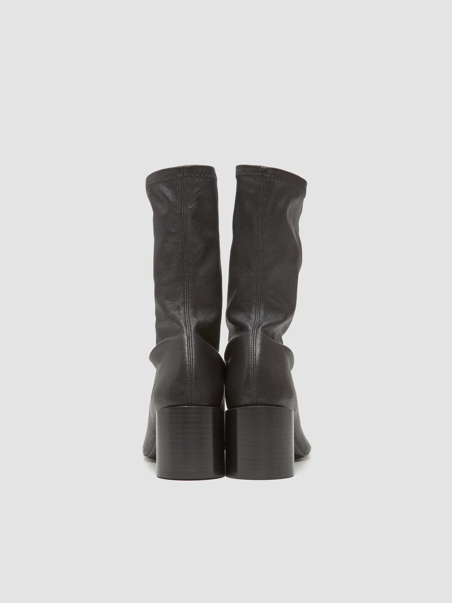 Heeled Ankle Boots in Black
