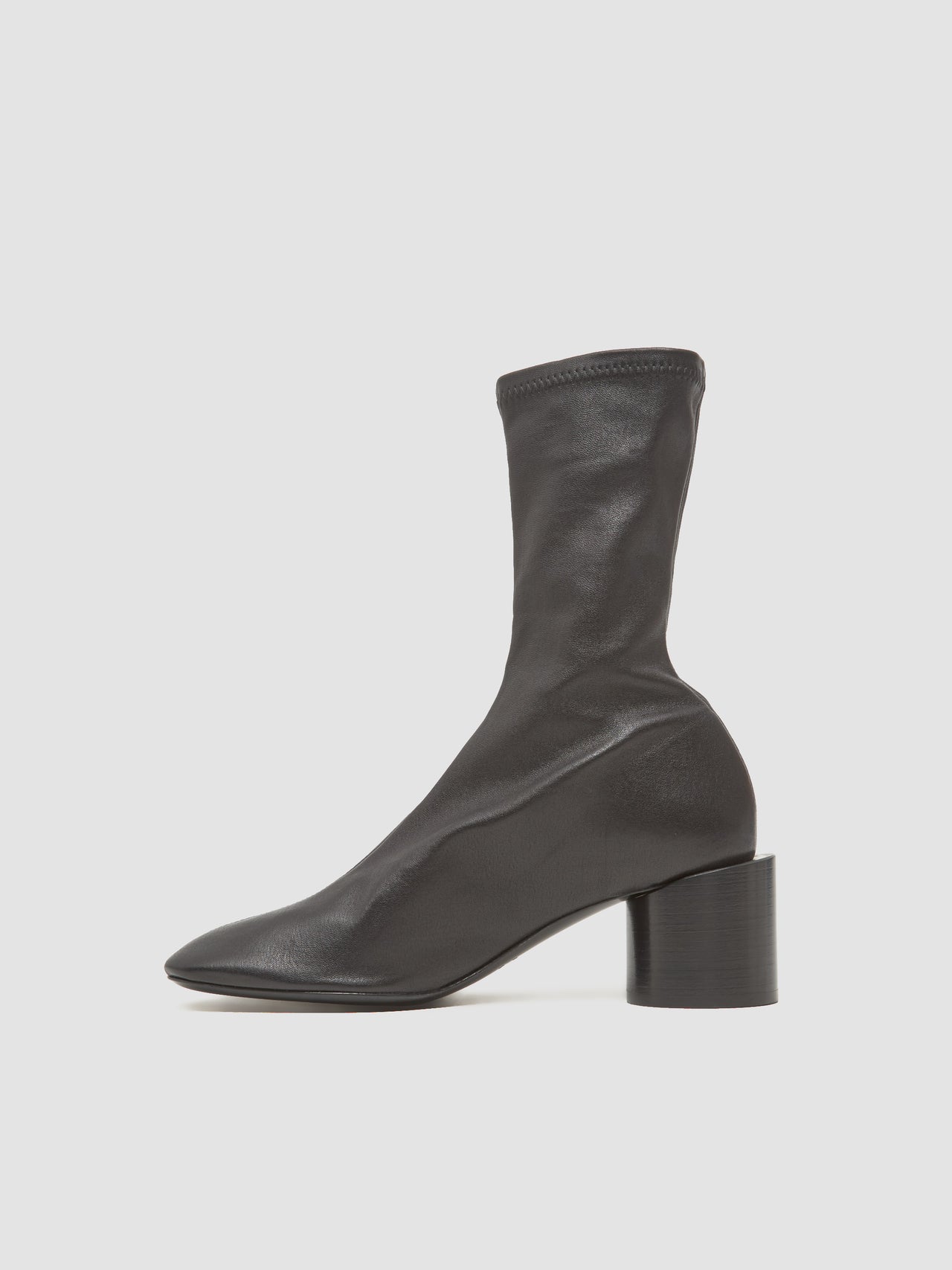 Heeled Ankle Boots in Black