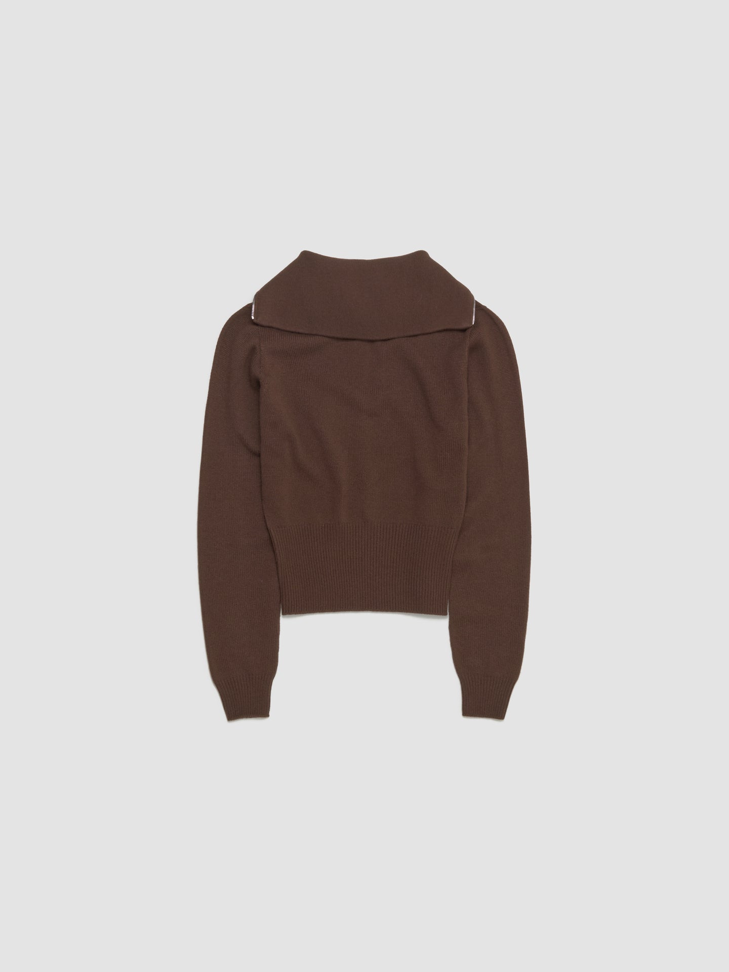 Cashmere Half-Zip Sweater in Cocoa