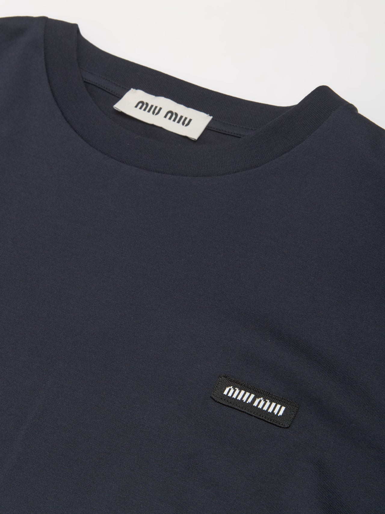 Long Sleeve Jersey T-Shirt in Blue & Cocoa