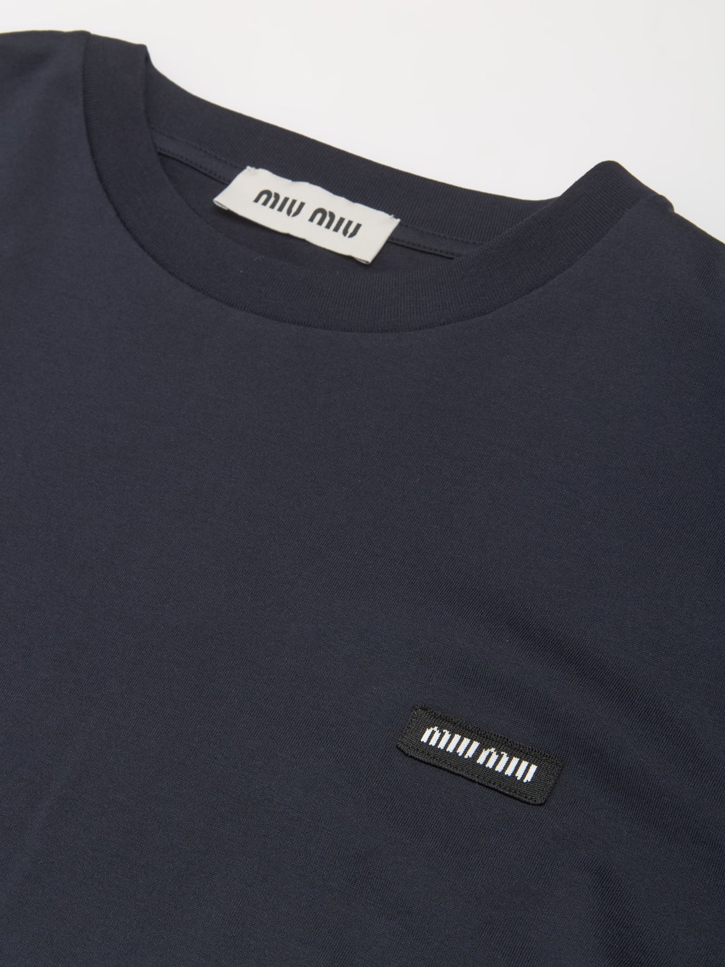 Long Sleeve Jersey T-Shirt in Blue & Cocoa