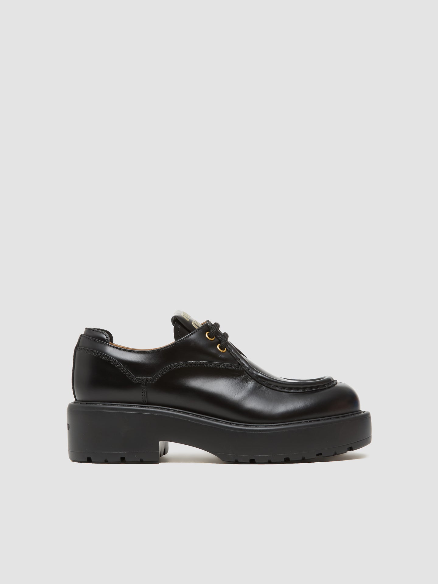 Laced Up Shoes in Black
