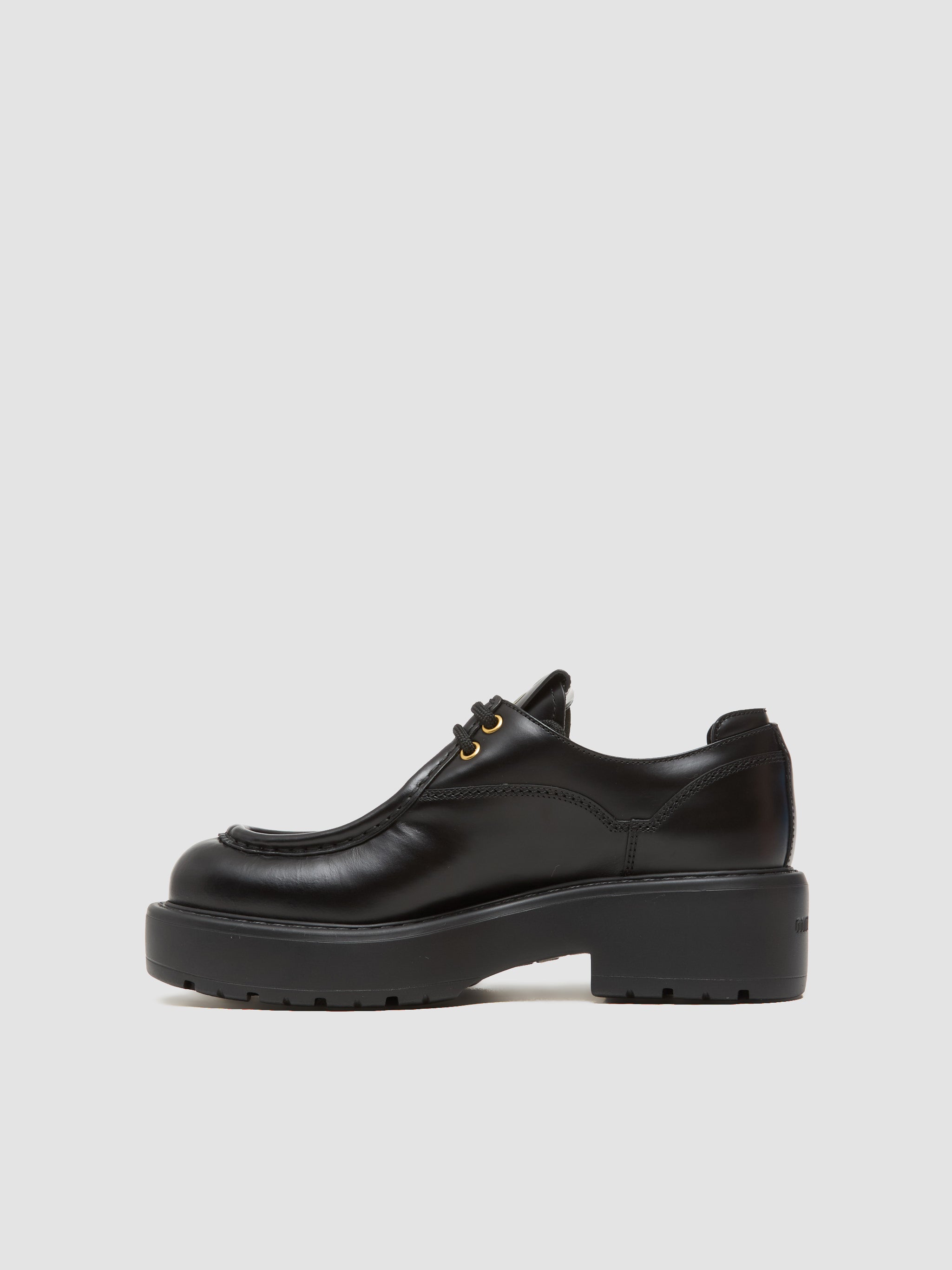 Laced Up Shoes in Black