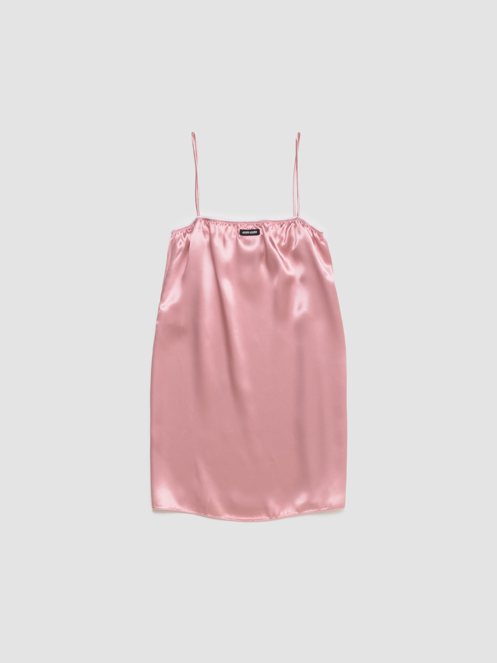 Satin Dress in Begonia